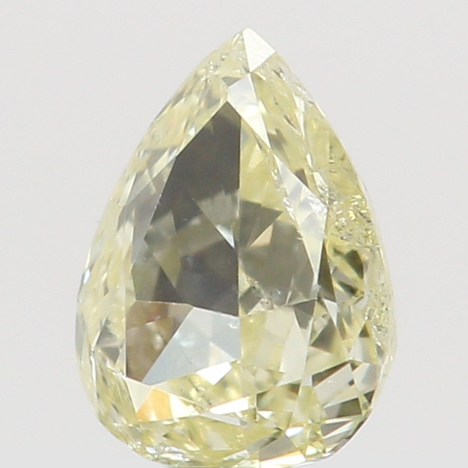 0.13 Ct Natural Loose Pear Shape Diamond Yellow Color Pear Cut Diamond 3.80 MM Natural Loose Diamond Pear Brilliant Cut Diamond N8102