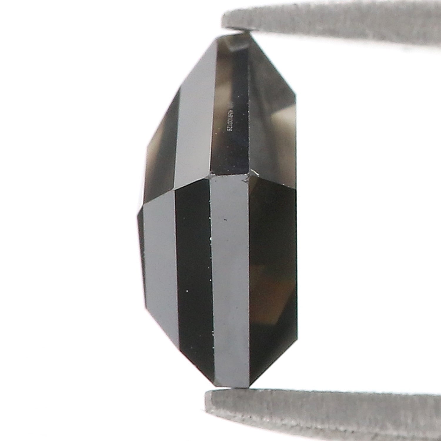 1.74 Ct IGI CERTIFIED Natural Loose Pentagon Cut Diamond Black Color Diamond 8.05 MM Natural Loose Diamond Pentagon Shape Diamond QL9381