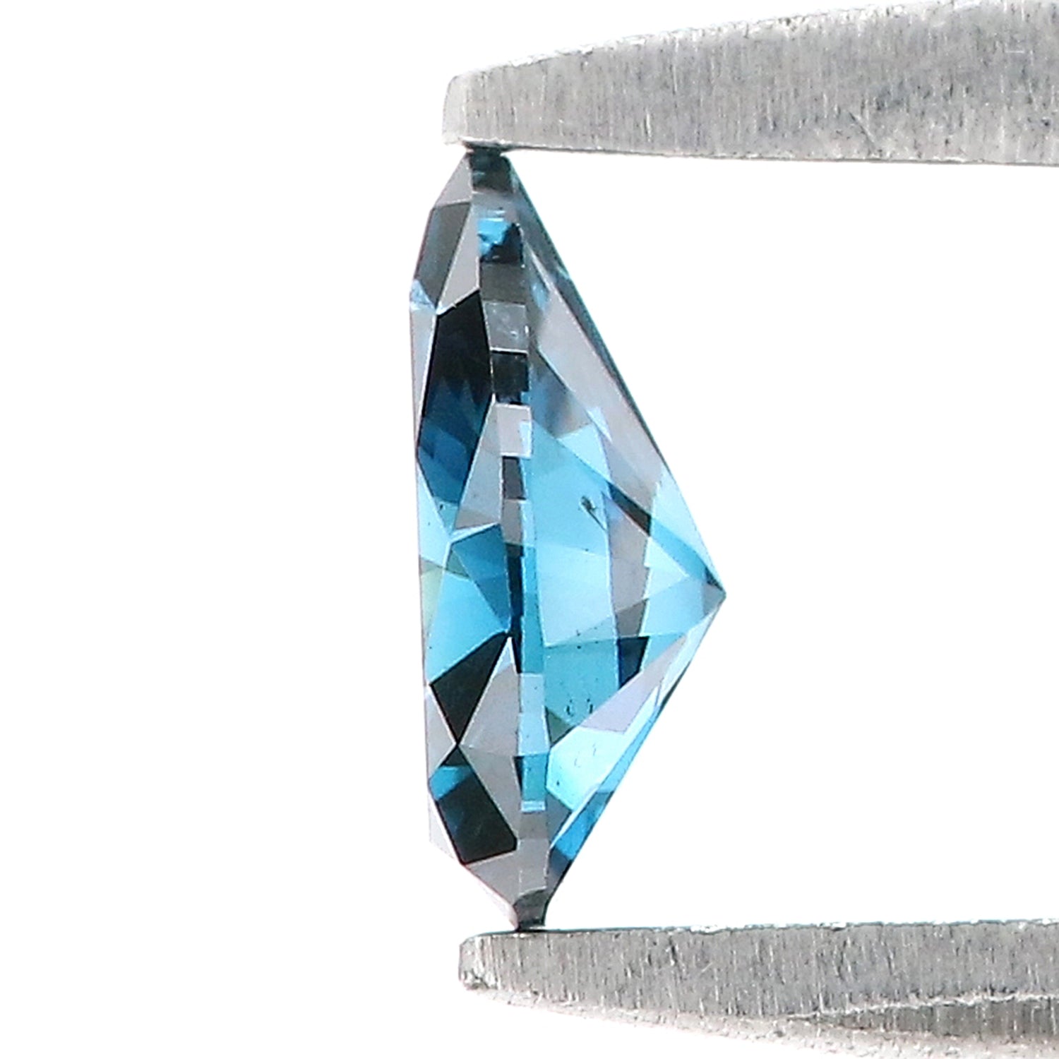 0.28 CT Natural Loose Pear Shape Diamond Blue Color Pear Cut Diamond 5.45 MM Natural Blue Color Diamond Pear Brilliant Cut Diamond LQ899