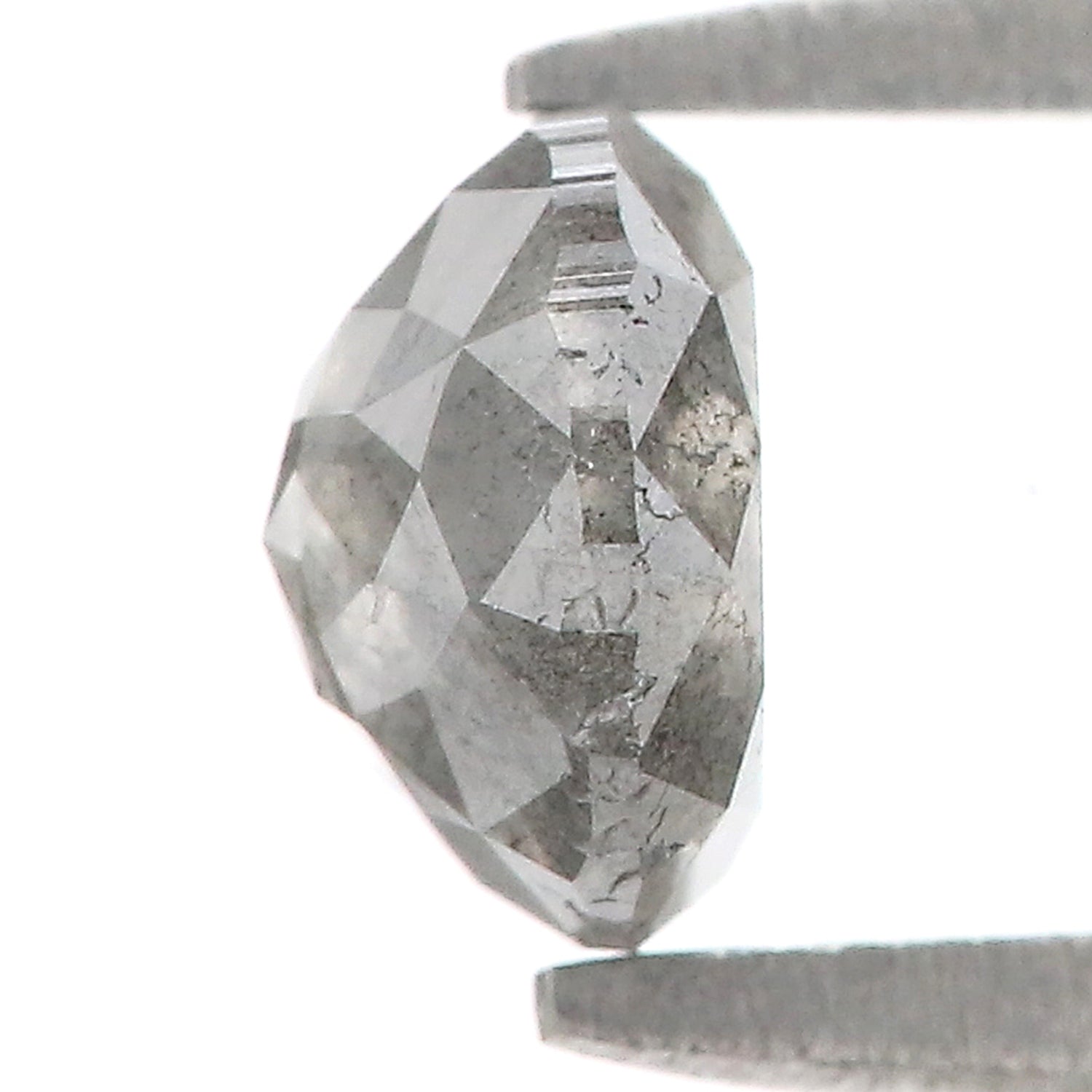 0.82 CT Natural Loose Round Rose Cut Diamond Salt And Pepper Round Shape Diamond 5.45 MM Natural Loose Diamond Round Rose Cut Diamond LQ2393