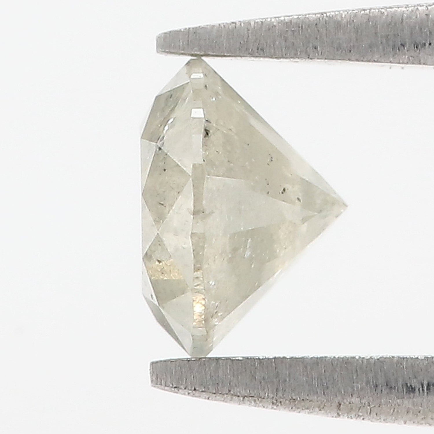 1.05 CT Natural Loose Round Shape Diamond Milky Grey Round Cut Diamond 6.20 MM Natural Loose Milky Grey Round Brilliant Cut Diamond LQ5880