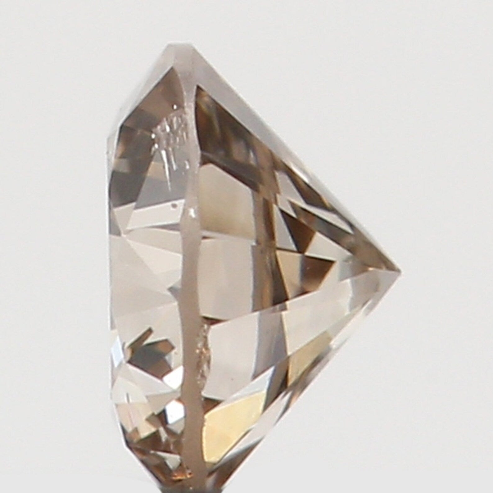 0.123 Ct Natural Loose Round Shape Diamond Brown Color Round Cut Diamond 3.10 MM Natural Loose Diamond Round Brilliant Cut Diamond N7815