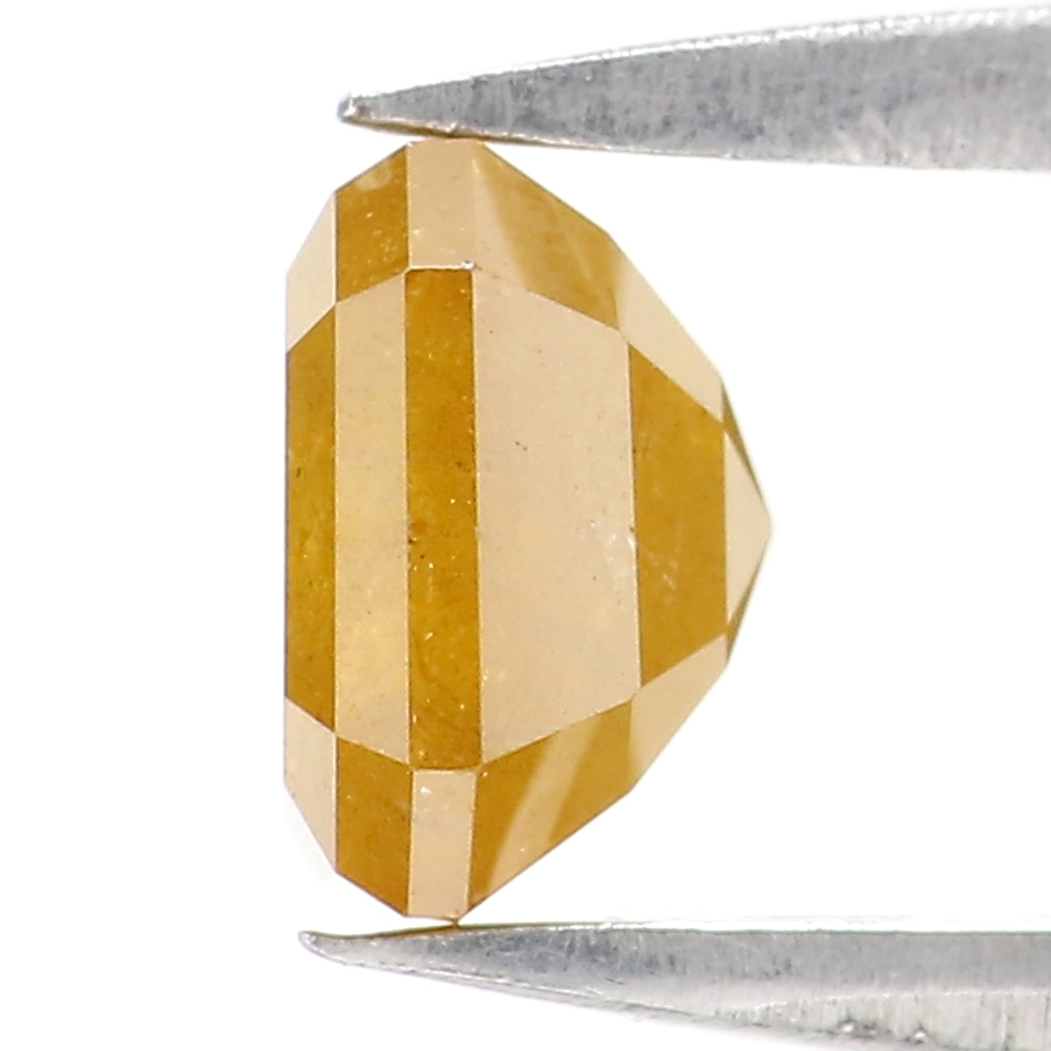1.05 CT Natural Loose Emerald Shape Diamond Yellow Color Emerald Cut Diamond 5.60 MM Natural Yellow Color Emerald Rose Cut Diamond LQ9334