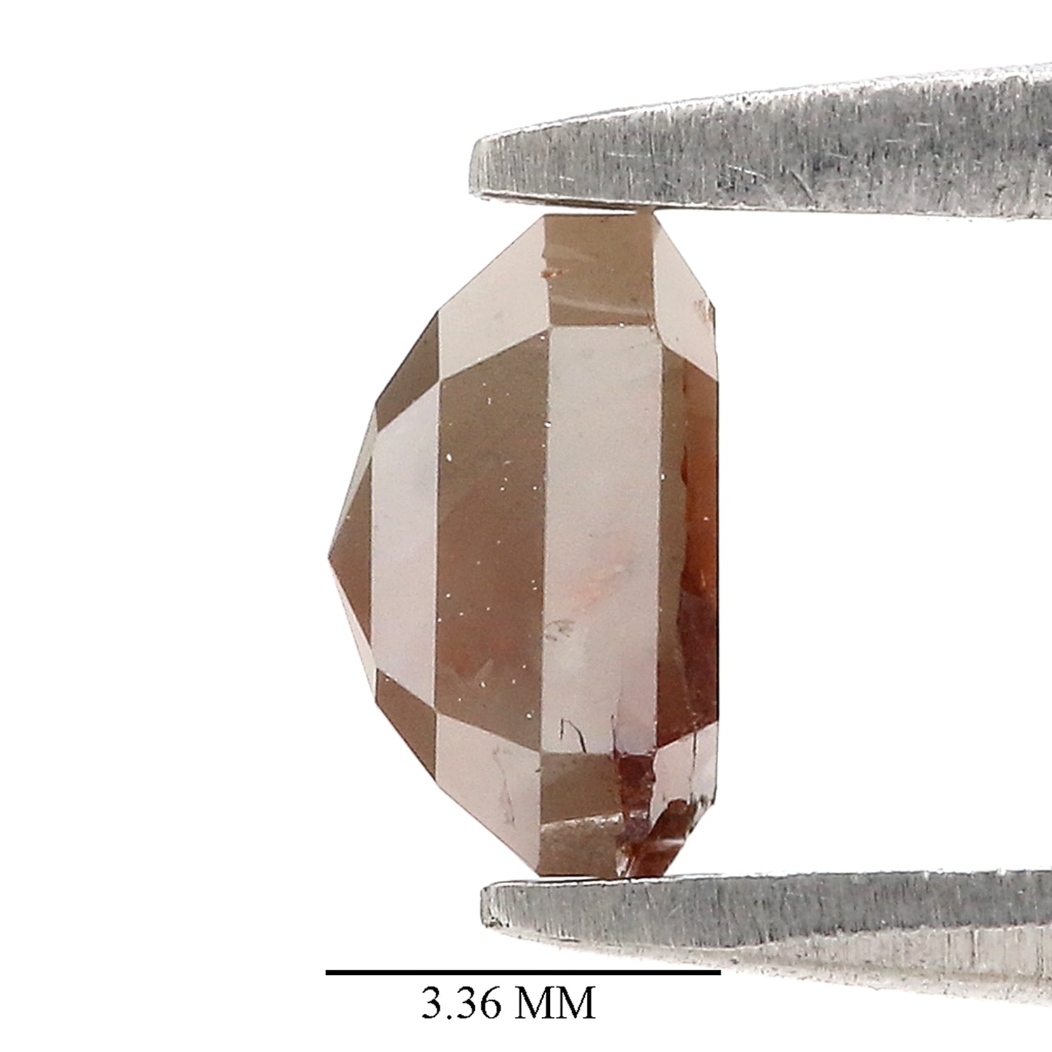 Natural Emerald Brown Diamond 1.10 CT Loose Rose Cut Stone 5.90 MM Rustic Diamond Emerald Diamond For Custom Engagement Ring L3658