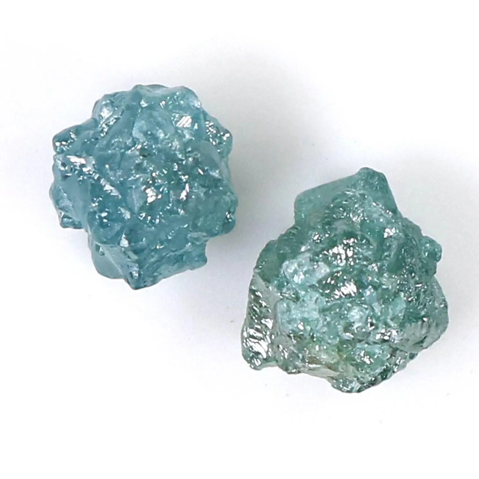 2.72 CT Natural Loose Rough Shape Diamond Blue Color Rough Irregular Cut Diamond 6.55 MM Natural Loose Diamond Rough Uncut Diamond NQ441