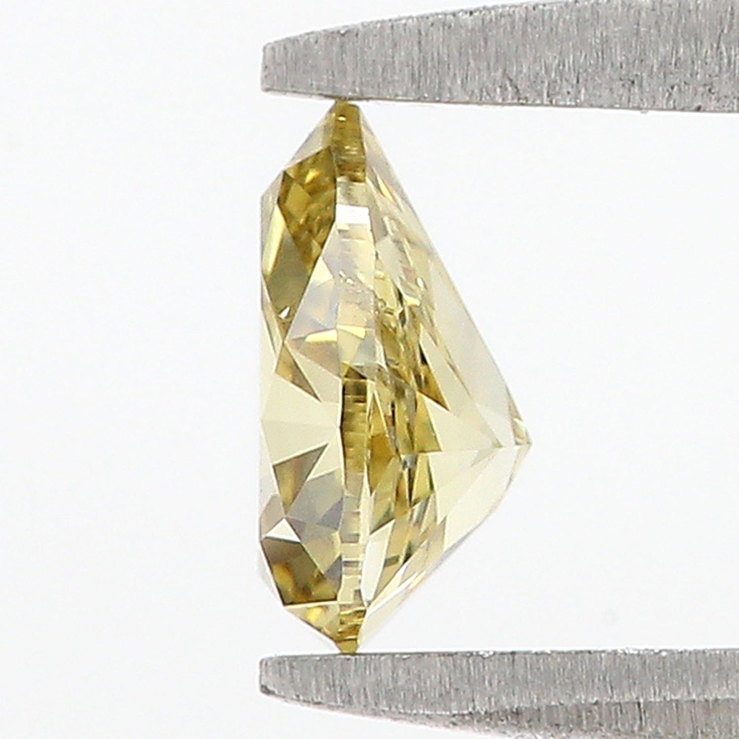 0.52 CT Natural Loose Pear Shape Diamond Yellow Color Pear Cut Diamond 5.96 MM Natural Loose Yellow Diamond Pear Brilliant Cut Diamond L3509