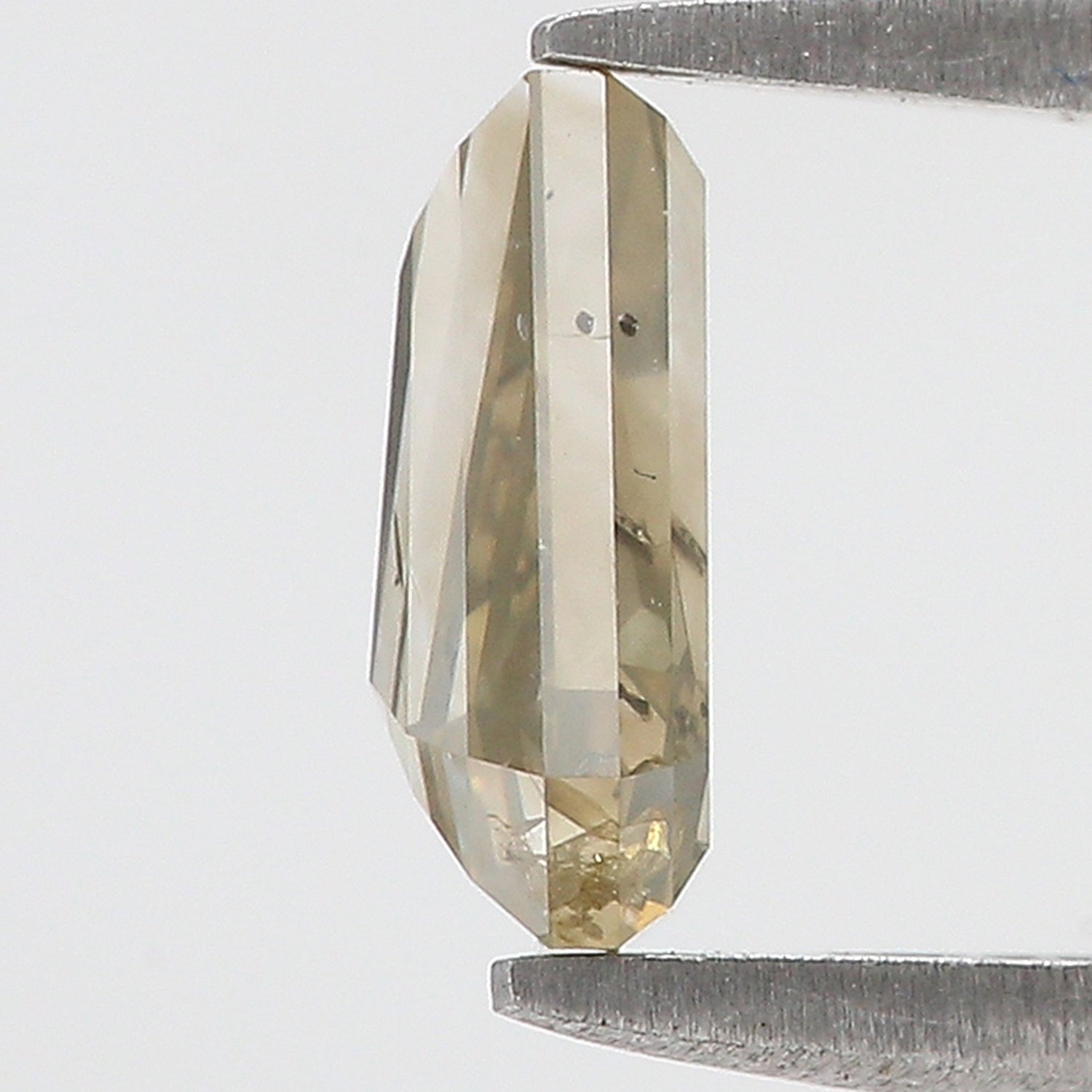 1.43 CT Natural Loose Coffin Diamond Grey Yellow Color Coffin Diamond 8.35 MM Natural Loose Diamond Grey Color Coffin Shape Diamond QL387