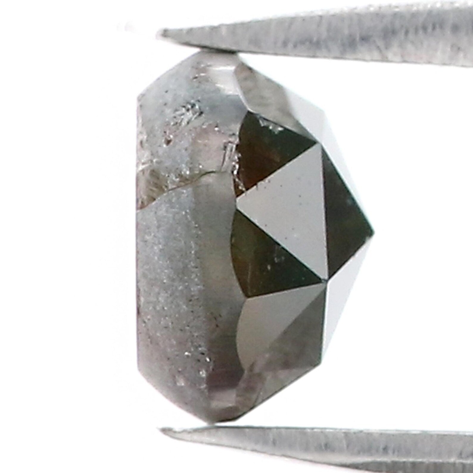 1.24 CT Natural Loose Round Shape Diamond Green Color Round Rose Cut Diamond 5.90 MM Natural Loose Diamond Round Rose Cut Diamond QN7660