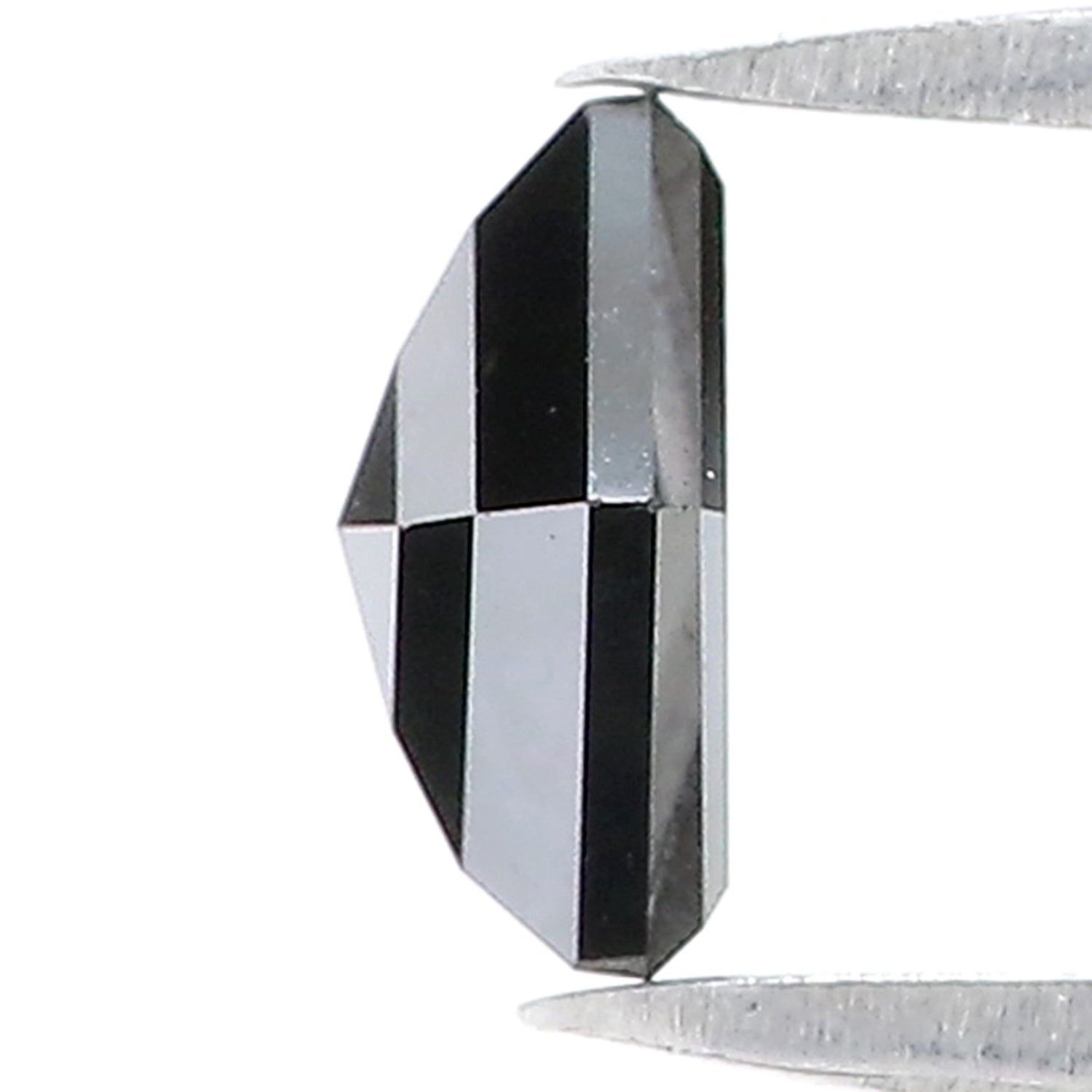 0.78 CT Natural Loose Pentagon Shape Diamond Black Color Pentagon Diamond 6.35 MM Natural Loose Black Color Pentagon Rose Cut Diamond LQ9608