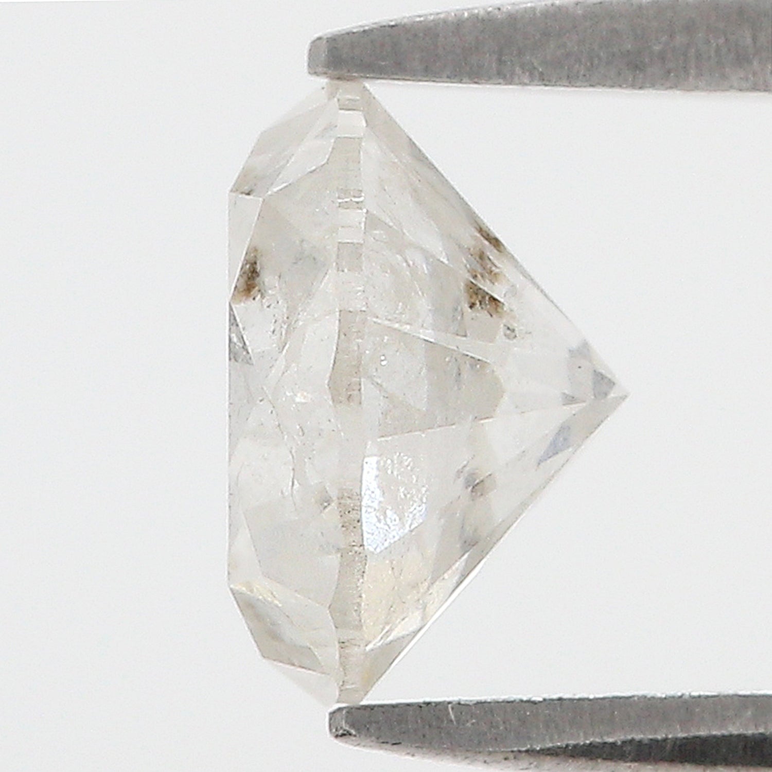 2.23 CT Natural Loose Round Shape Diamond Salt And Pepper Round Cut Diamond 8.05 MM Natural Grey Color Round Brilliant Cut Diamond L3458