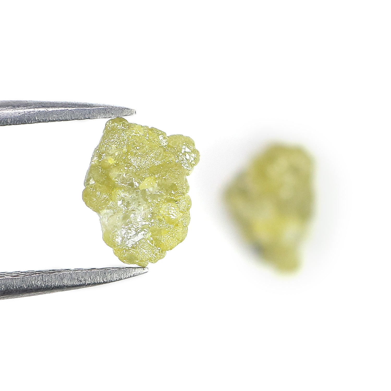 3.78 CT Natural Loose Rough Shape Diamond Yellow Color Rough Uncut Diamond 9.00 MM Natural Grey Color Rough Irregular Cut Diamond LQ3360