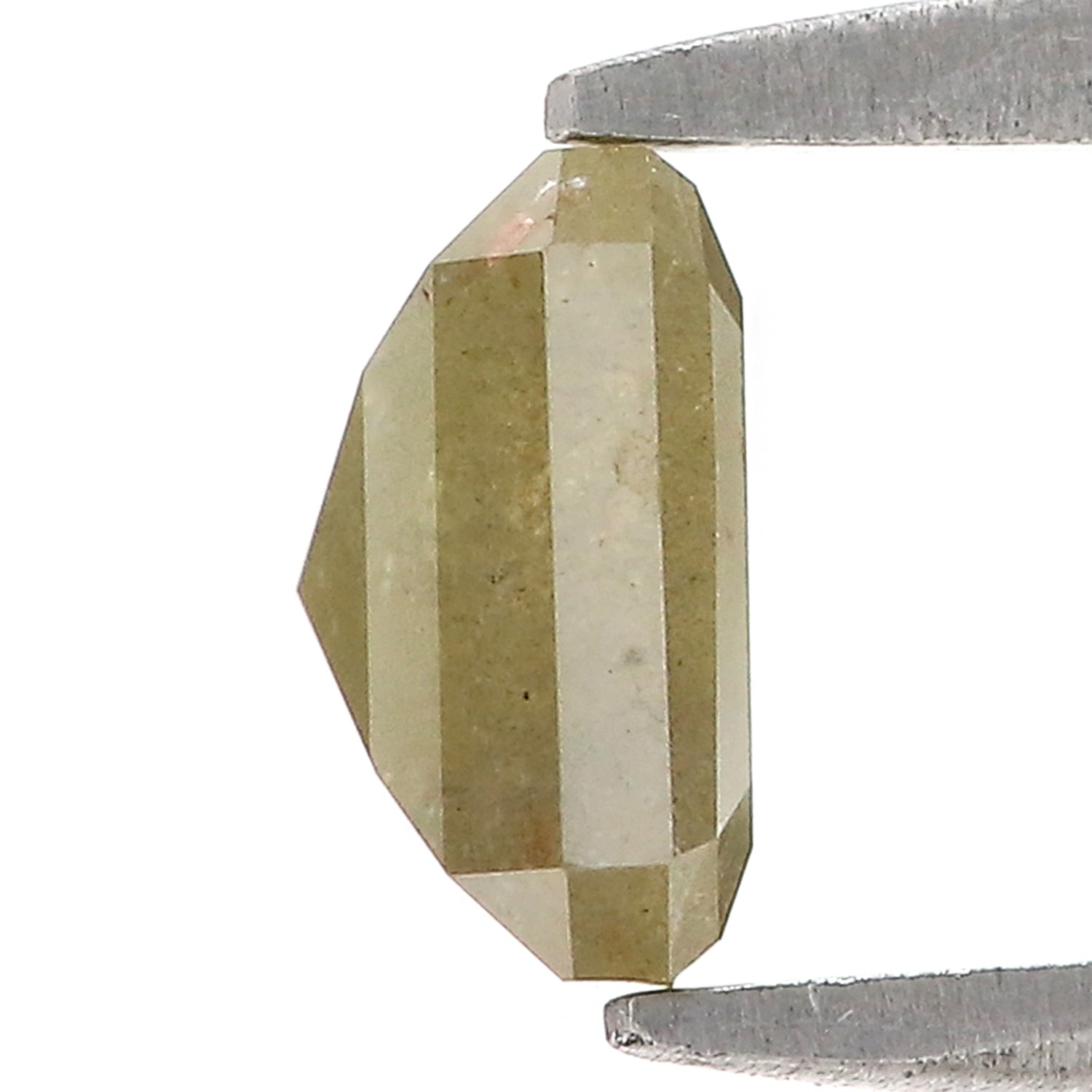 1.47 CT Natural Loose Radiant Shape Diamond Yellow Color Radiant Cut Diamond 6.40 MM Natural Grey Color Radiant Rose Cut Diamond LQ9427
