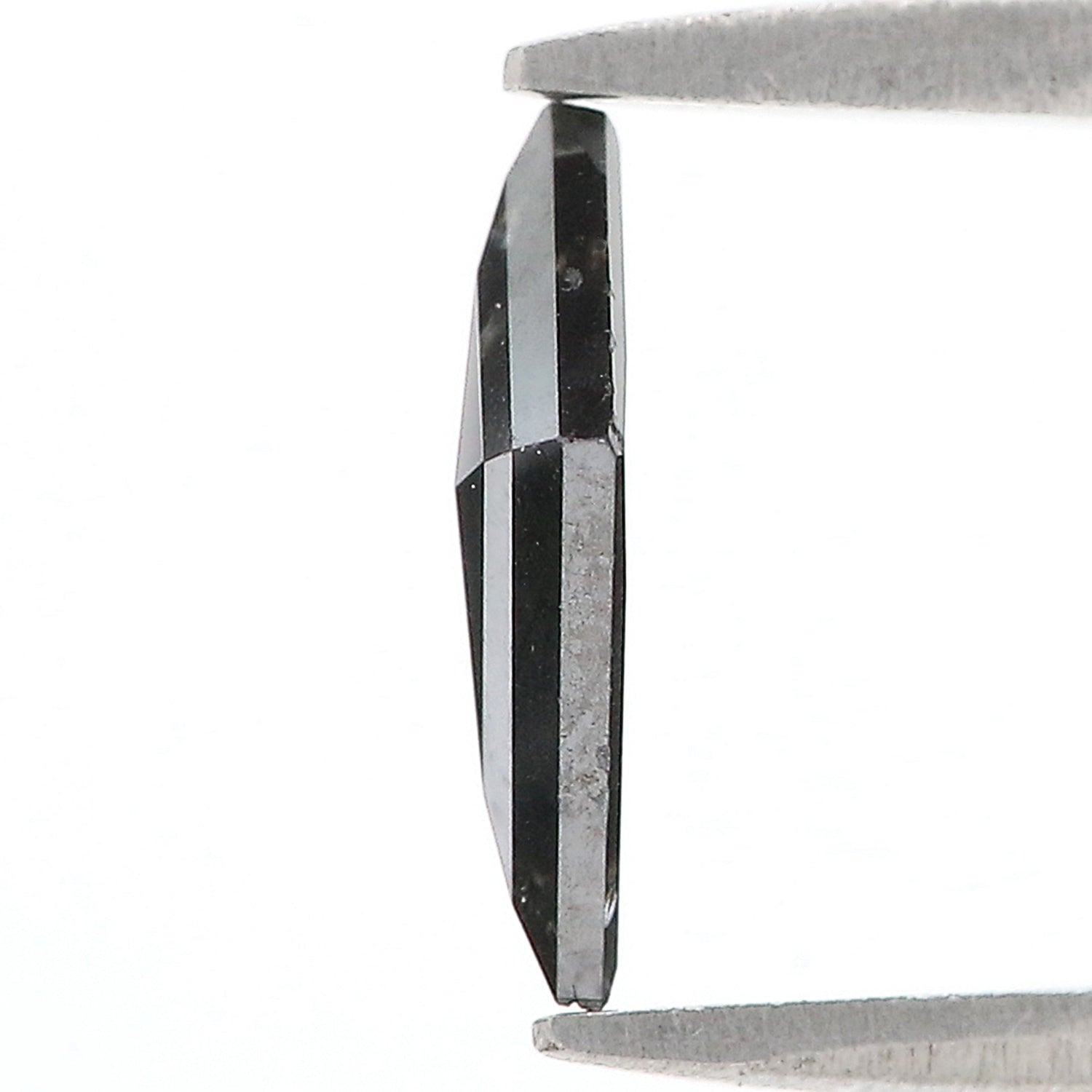 0.88 CT Natural Loose Kite Shape Diamond Salt And Pepper Kite Diamond 10.00 MM Natural Loose Black Grey Color Kite Rose Cut Diamond L3410