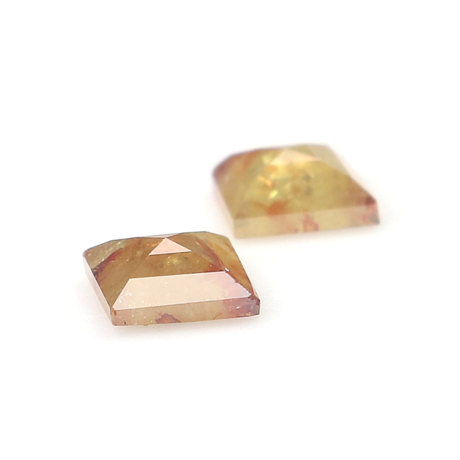 0.82 CT Natural Loose Kite Cut Pair Diamond Brown Color Kite Shape Diamond 6.50 MM Natural Loose Brown Color Kite Rose Cut Diamond L2462