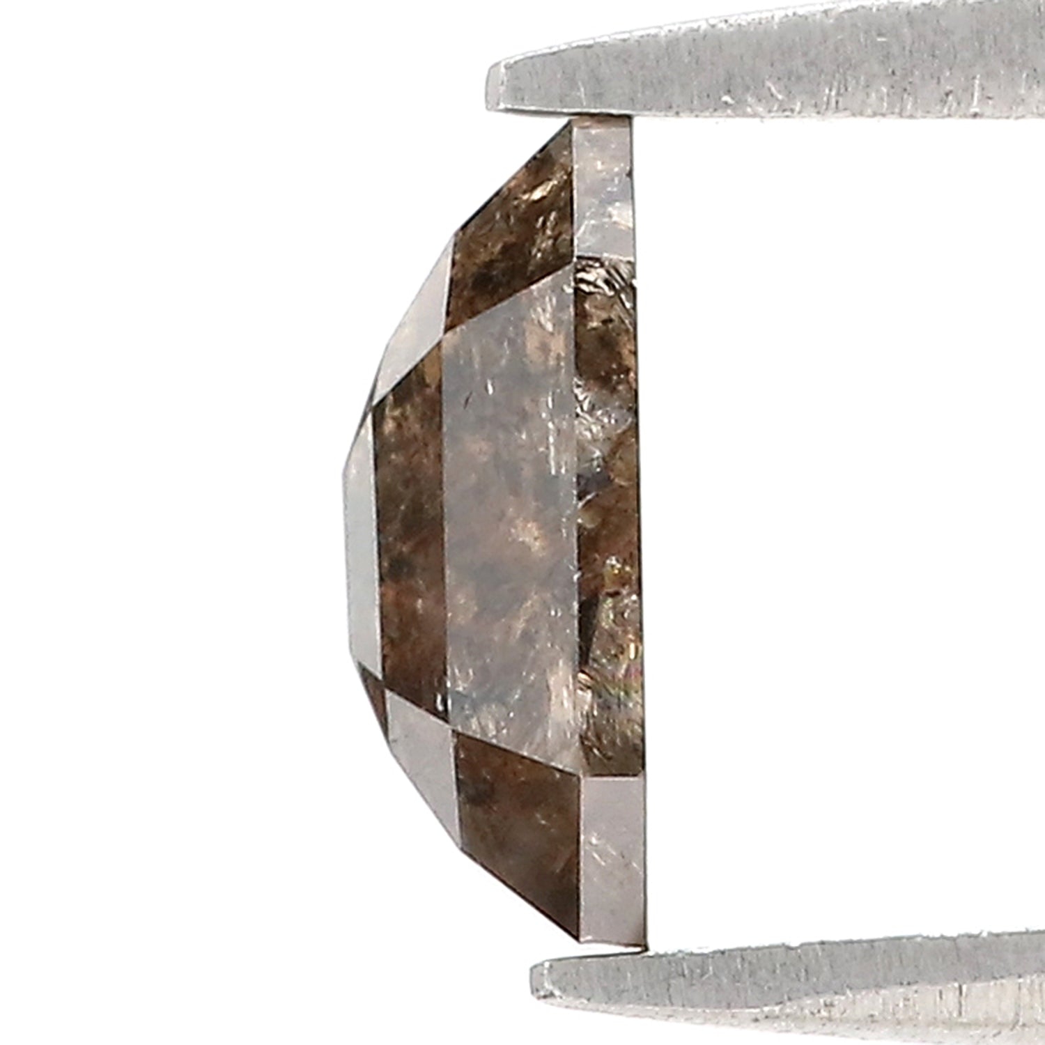 1.78 CT Natural Loose Radiant Shape Diamond Brown Color Radiant Cut Diamond 8.50 MM Natural Brown Diamond Radiant Rose Cut Diamond LQ7523
