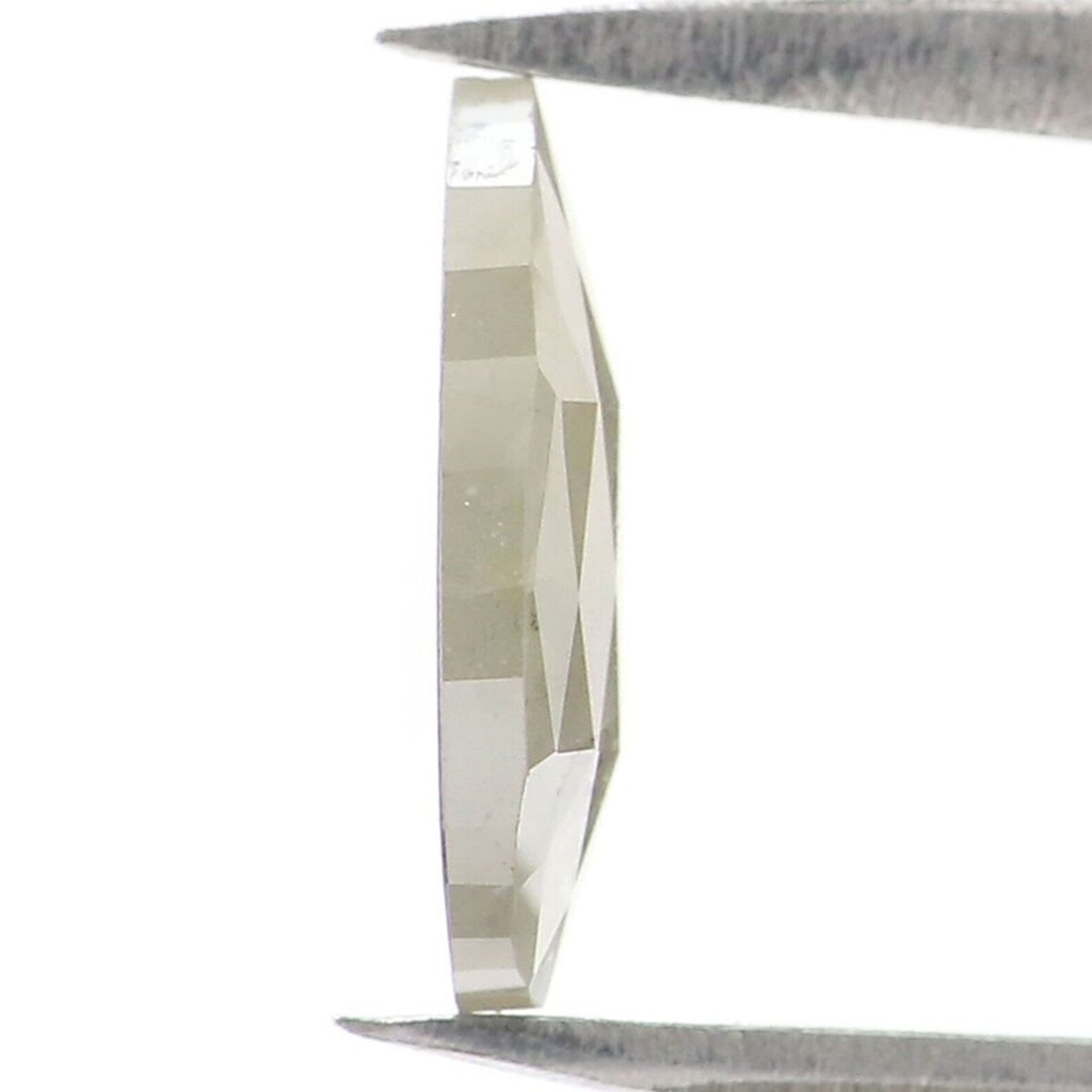 0.80 CT Natural Loose Pear Cut Diamond Grey Color Pear Diamond 8.80 MM Natural Loose Diamond Grey Color Pear Rose Cut Shape Diamond QN8415