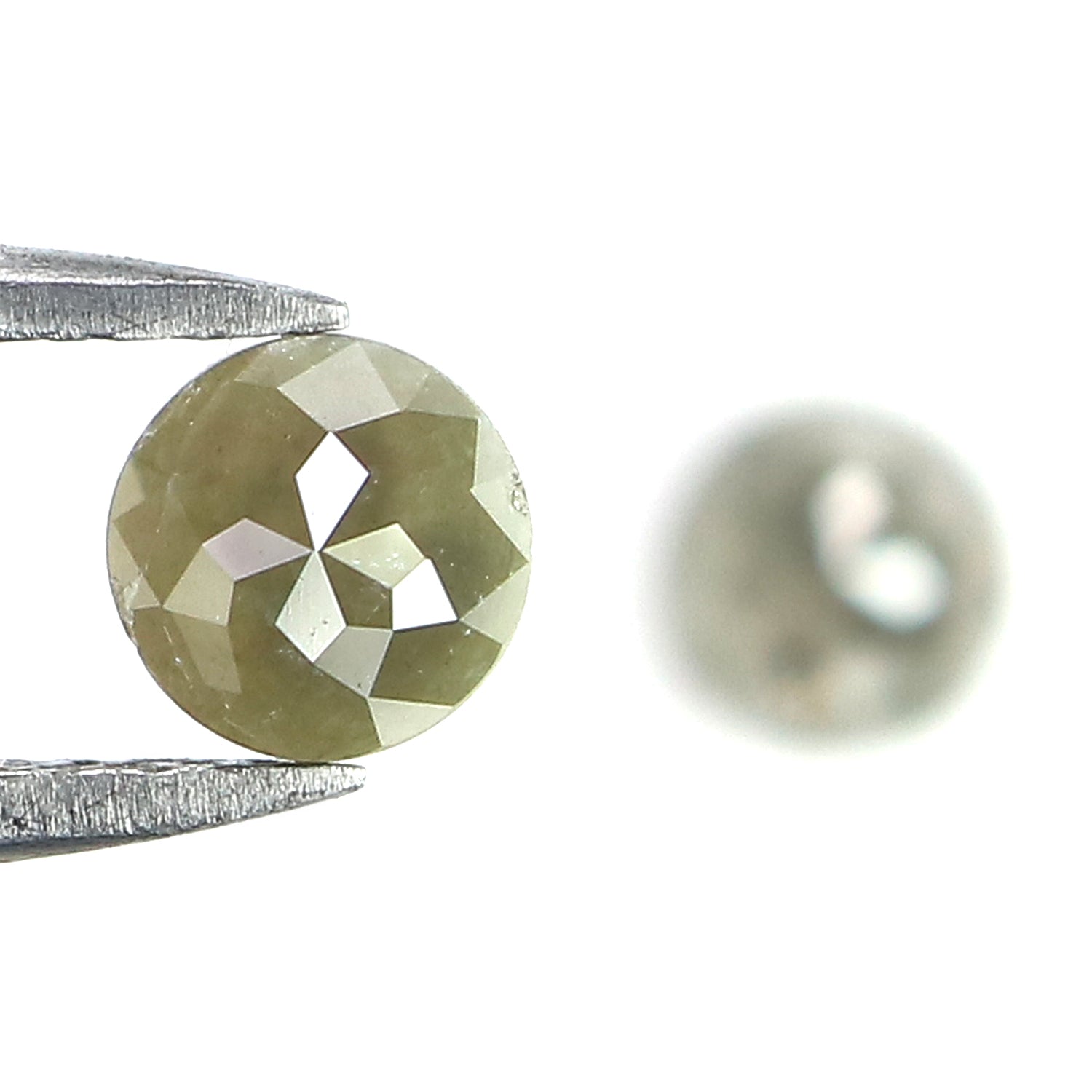 1.14 CT Natural Loose Round Rose Cut Diamond Grey Color Round Cut Diamond 4.70 MM Natural Loose Diamond Round Rose Cut Shape Diamond LQ6334
