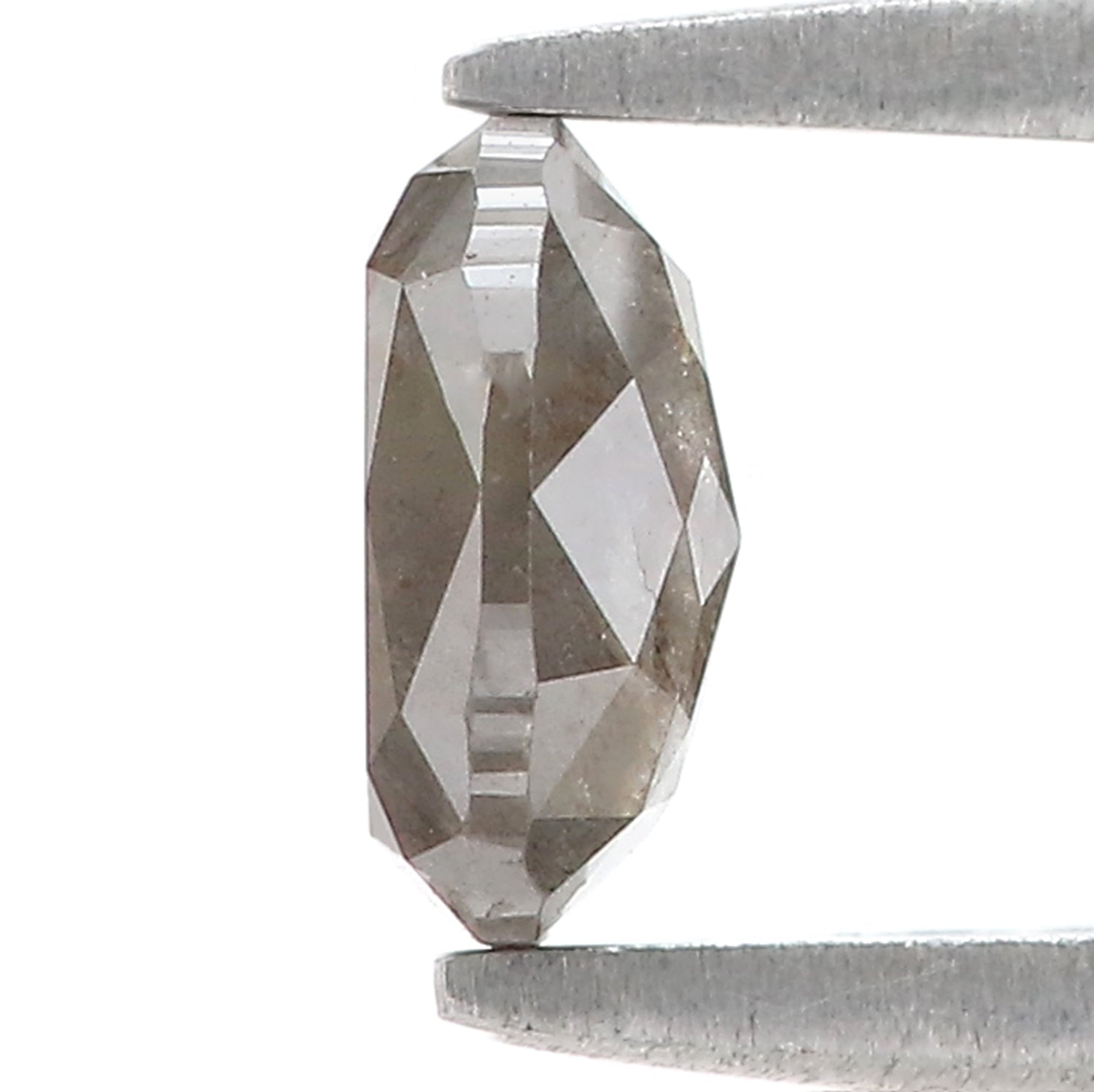 0.94 CT Natural Loose Oval Shape Diamond Brown Grey Color Oval Cut Diamond 6.70 MM Natural Loose Diamond Grey Brown Oval Shape Rose Cut Diamond N2657