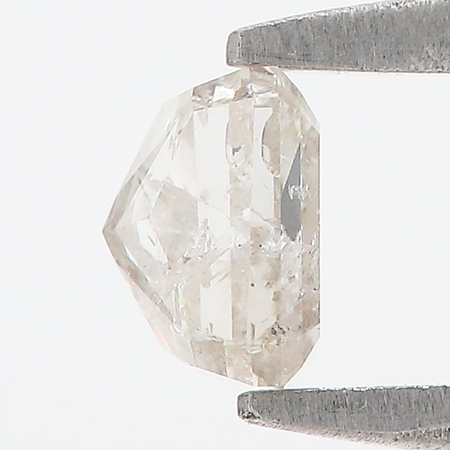 0.54 CT Natural Loose Emerald Shape Diamond Grey Color Emerald Cut Diamond 4.60 MM Natural Yellow Color Emerald Brilliant Cut Diamond LQ7413