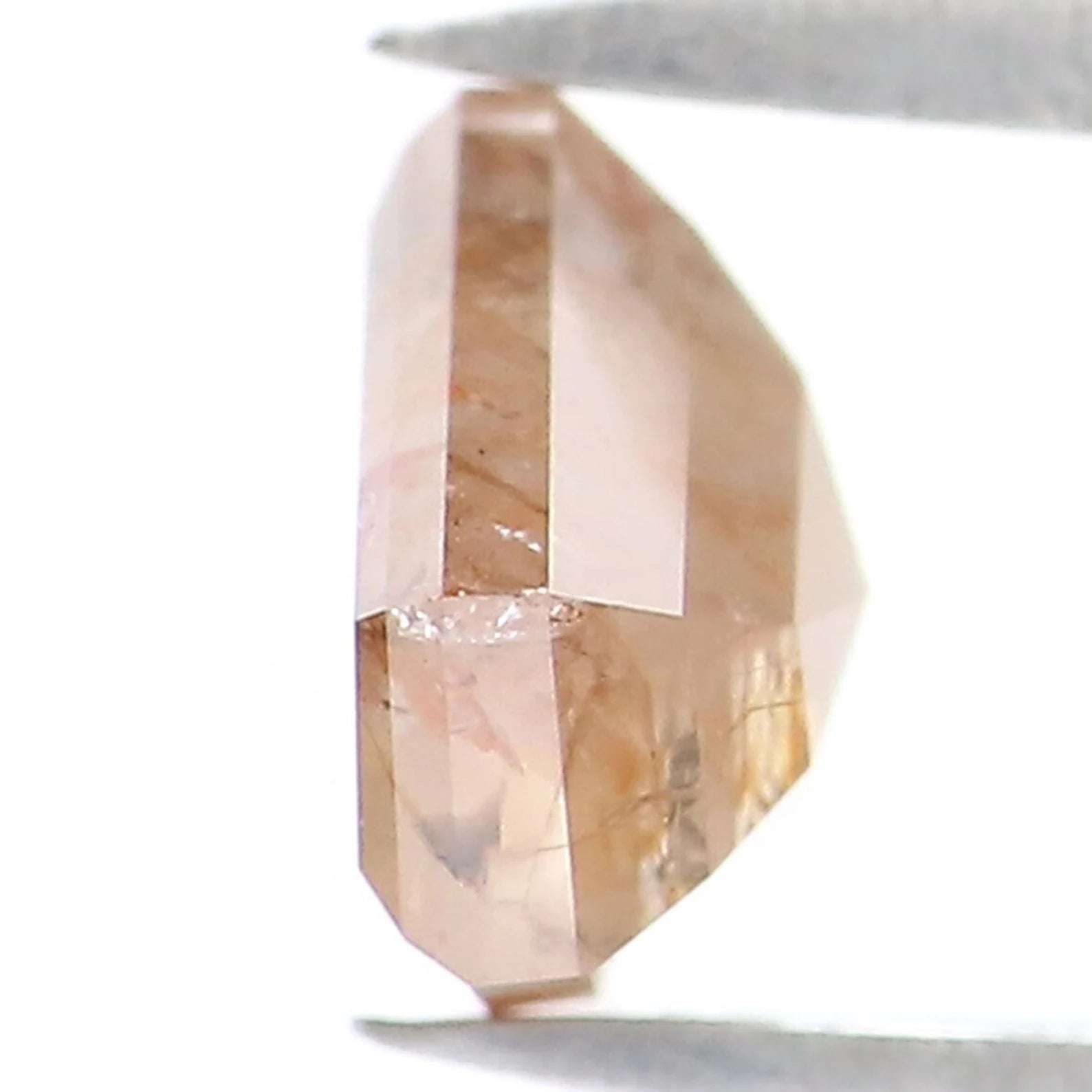 0.89 Ct Natural Loose Shield Shape Diamond Grey Brown Color Shield Cut Diamond 5.60 MM Natural Diamond Grey Brown Shield Cut Diamond NQ755