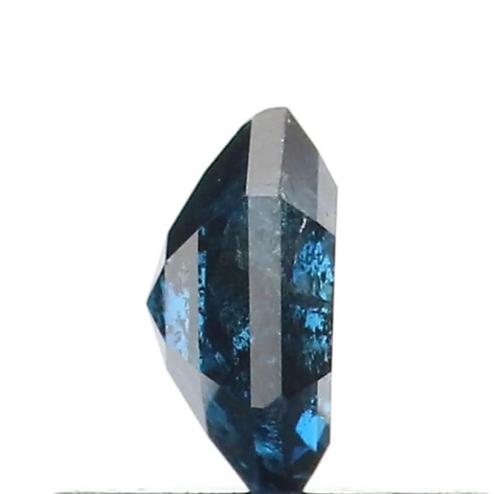 0.34 CT Natural Loose Hexagon Shape Diamond Blue Color Hexagon Cut Diamond 5.05 MM Natural Loose Blue Color Hexagon Rose Cut Diamond NQ209