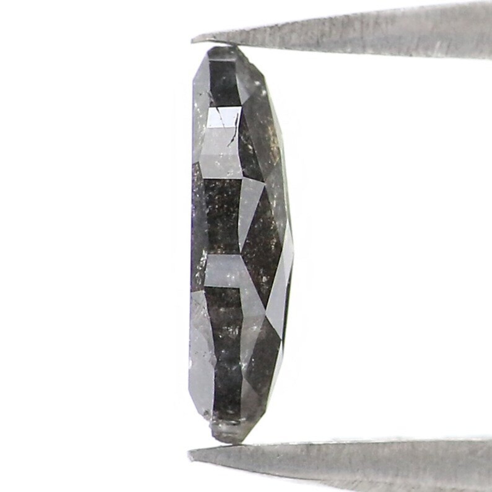 0.49 CT Natural Loose Marquise Shape Diamond Salt And Pepper Marquise Cut Diamond 7.60 MM Natural Diamond Marquise Ruse Cut Diamond NQ2461
