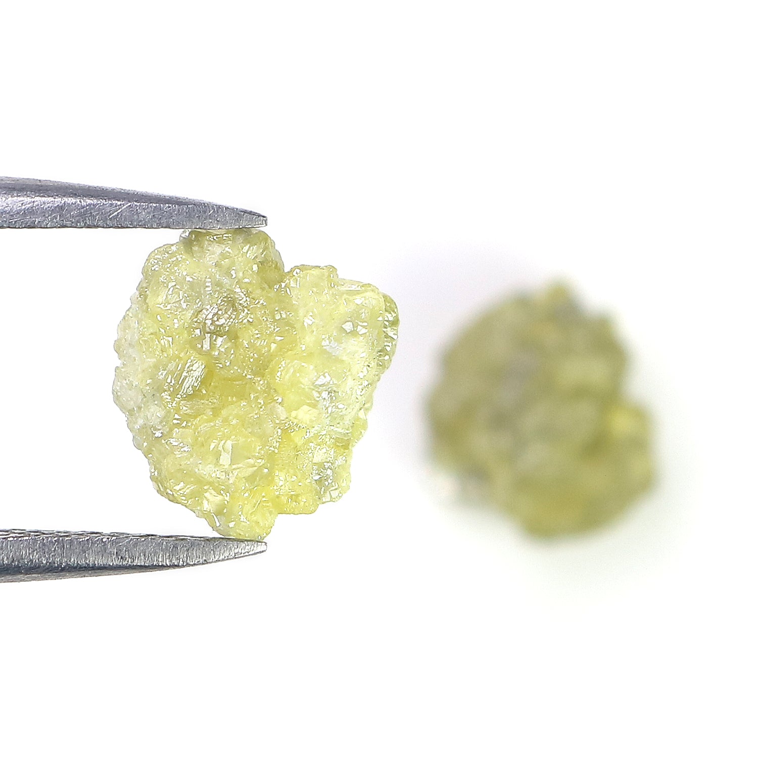 5.21 CT Natural Loose Rough Shape Diamond Yellow Color Rough Uncut Diamond 8.55 MM Natural Yellow Diamond Rough Irregular Cut Diamond LQ3371