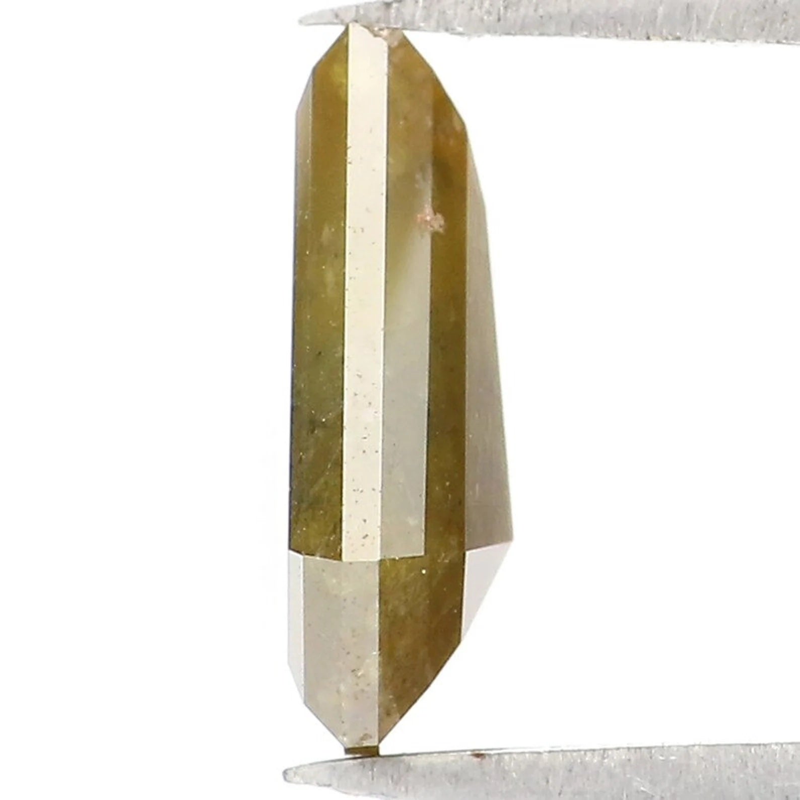 1.14 CT Natural Loose Coffin Shape Diamond Yellow Color Coffin Diamond 8.80 MM Natural Diamond Green Color Coffin Rose Cut Diamond QN1879