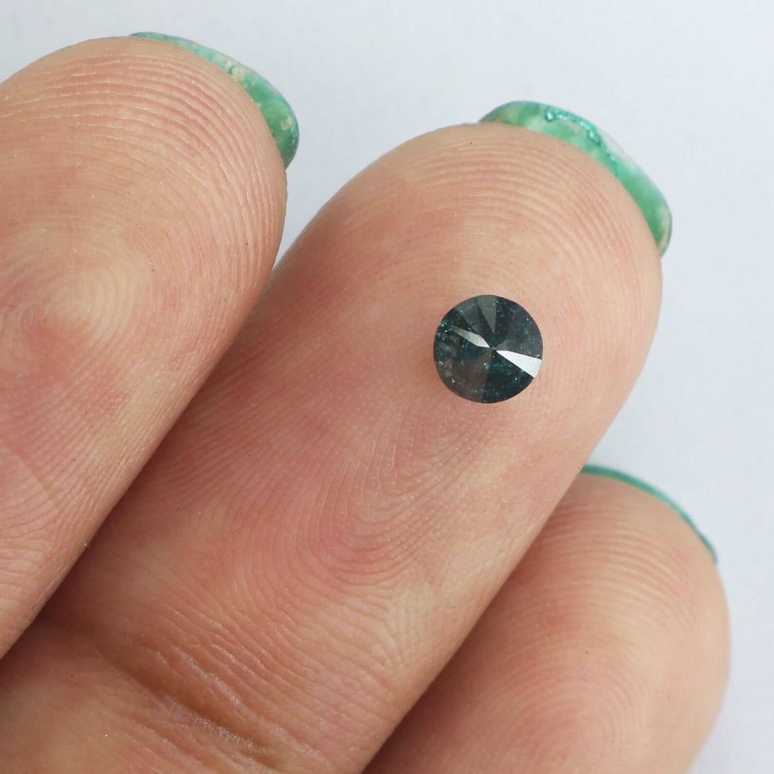 0.37 Ct Natural Loose Round Shape Diamond Blue Color Round Cut Diamond 4.00 MM Natural Loose Diamond Round Brilliant Cut Diamond KDN9853