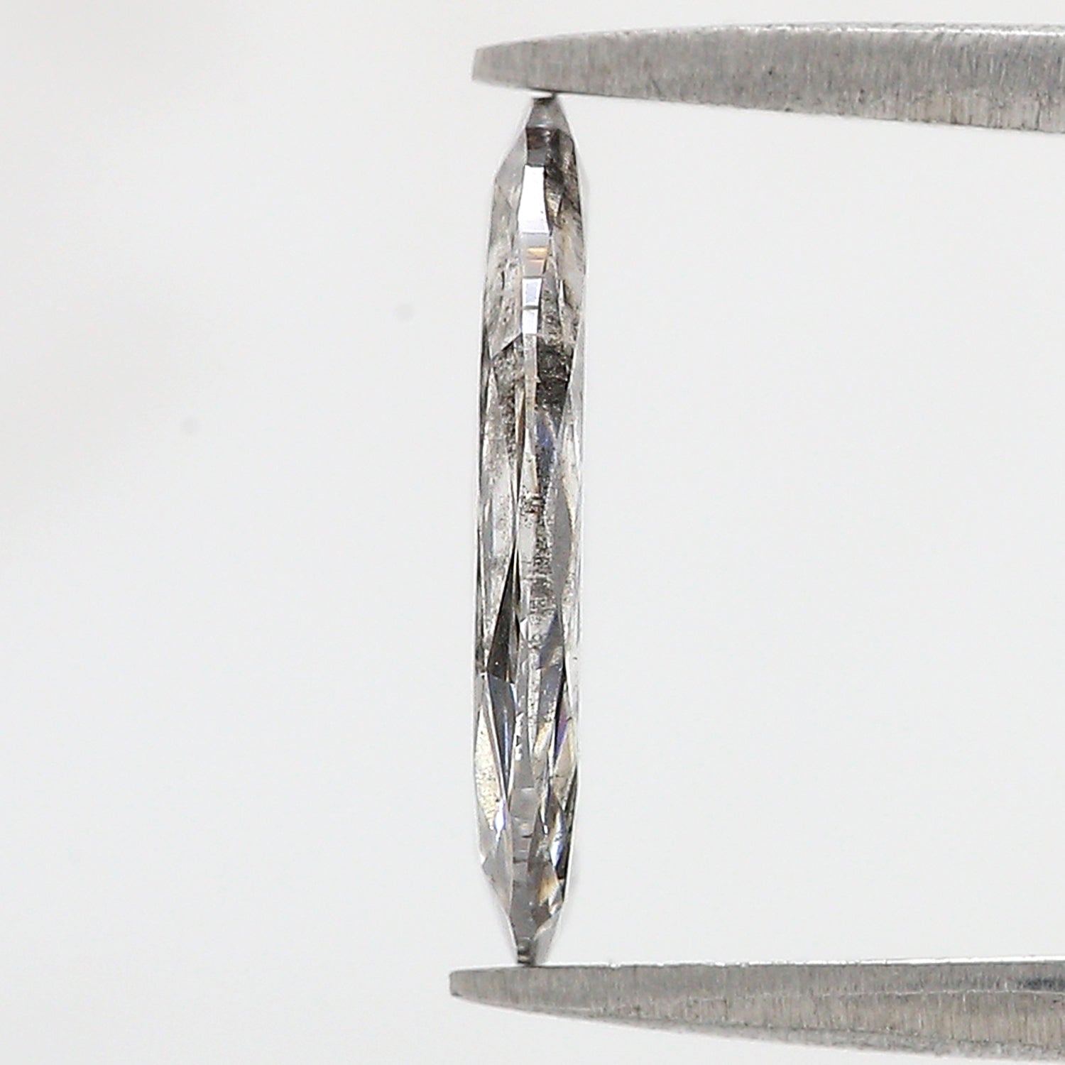 2.40 CT Oval Rose Cut Salt And Pepper Lab Grown 13.20 MM Loose Diamond CVD Fancy Black Grey Color Lab Created Antique Shape Diamonds L3520