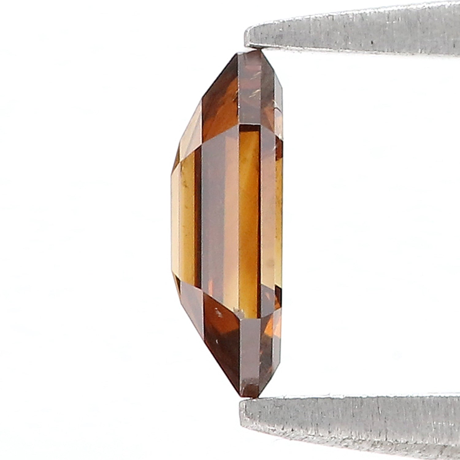 0.47 CT Natural Loose Hexagon Shape Diamond Brown Color Hexagon Cut Diamond 6.65 MM Natural Brown Diamond Hexagon Rose Cut Diamond LQ1830