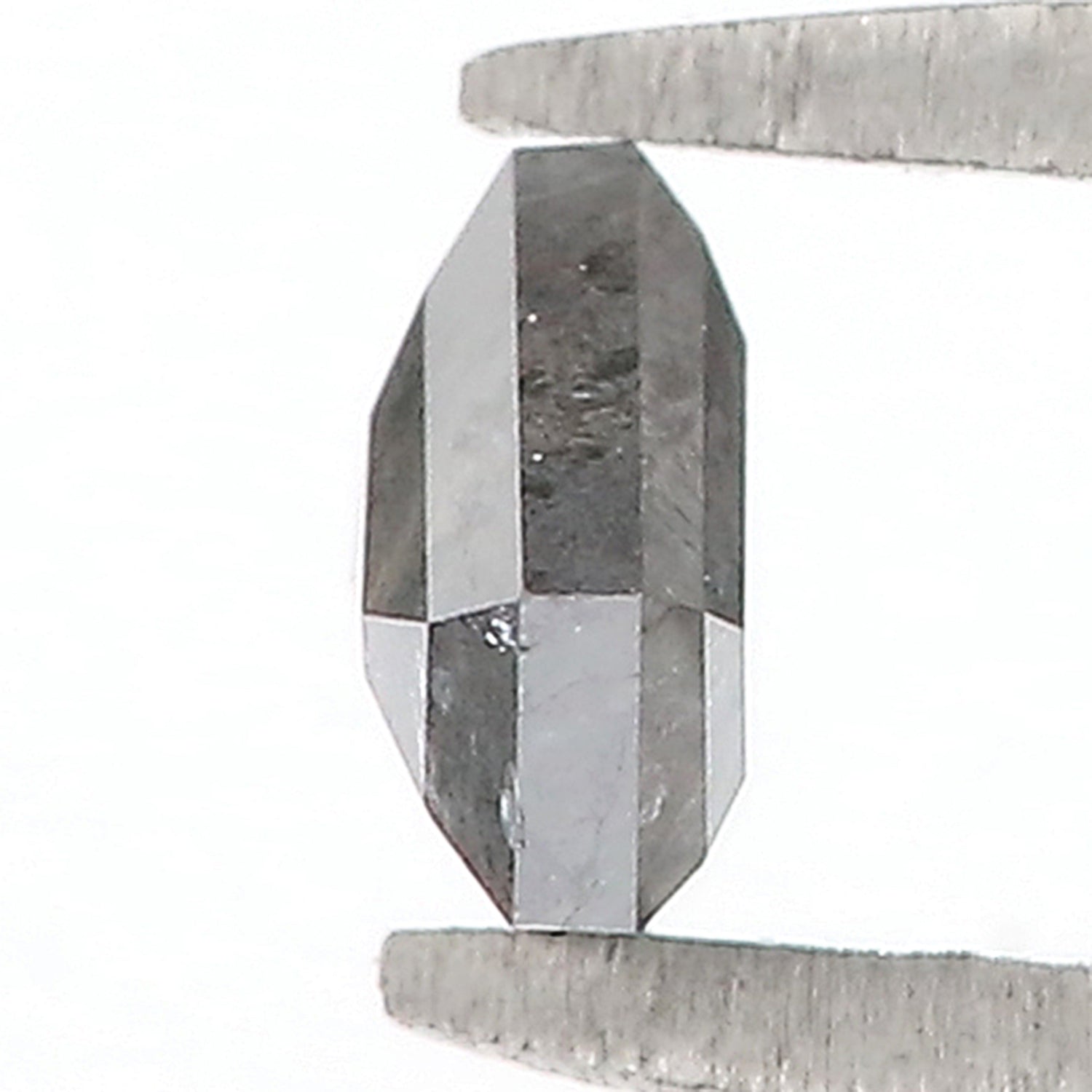 0.50 CT Natural Loose Shield Shape Diamond Salt And Pepper Shield Cut Diamond 4.45 MM Natural Loose Black Grey Color Shield Diamond QL192