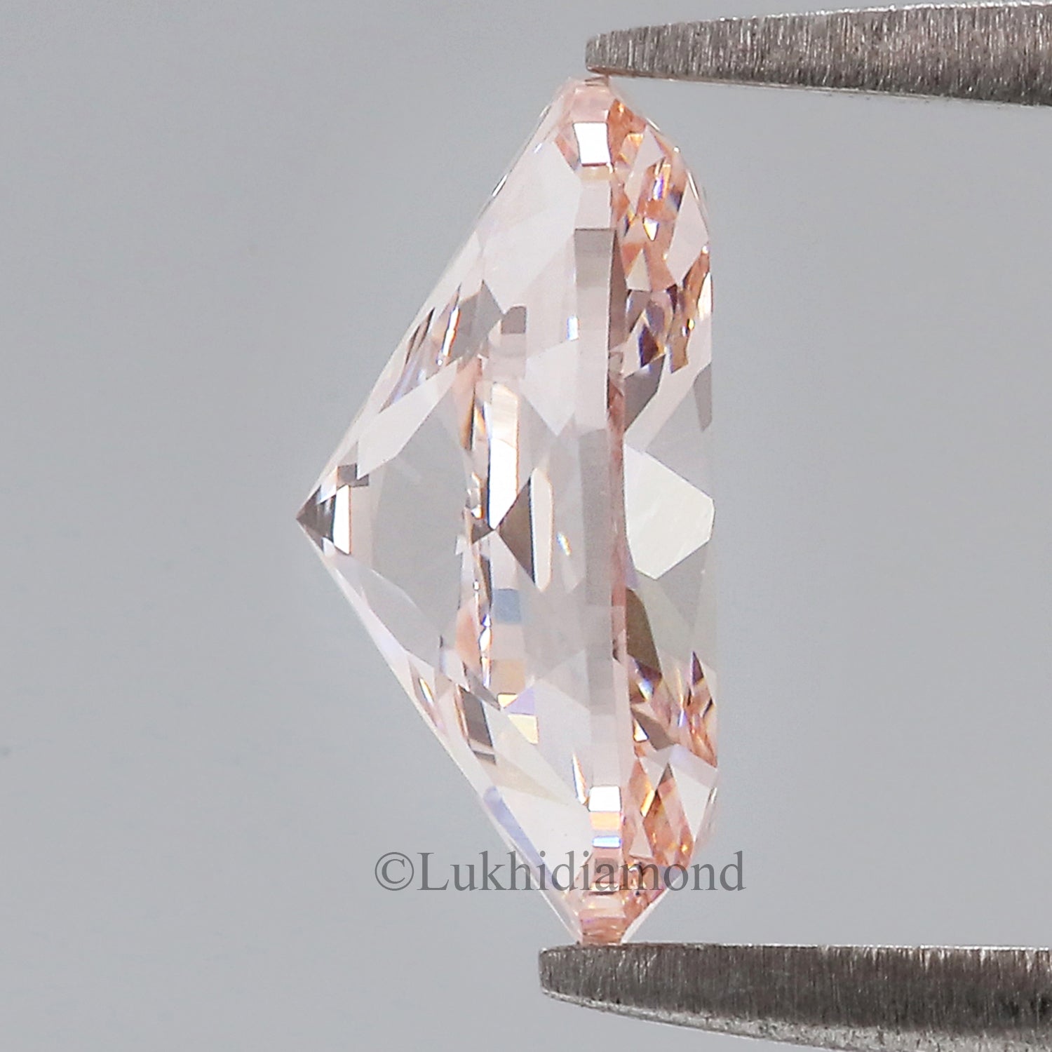 2.58 CT IGI Certified Cushion Brilliant Cut Diamond Fancy Intense Pink Color VVS2 Clarity Lab Grown Diamond Lab Created CVD Diamond L3331