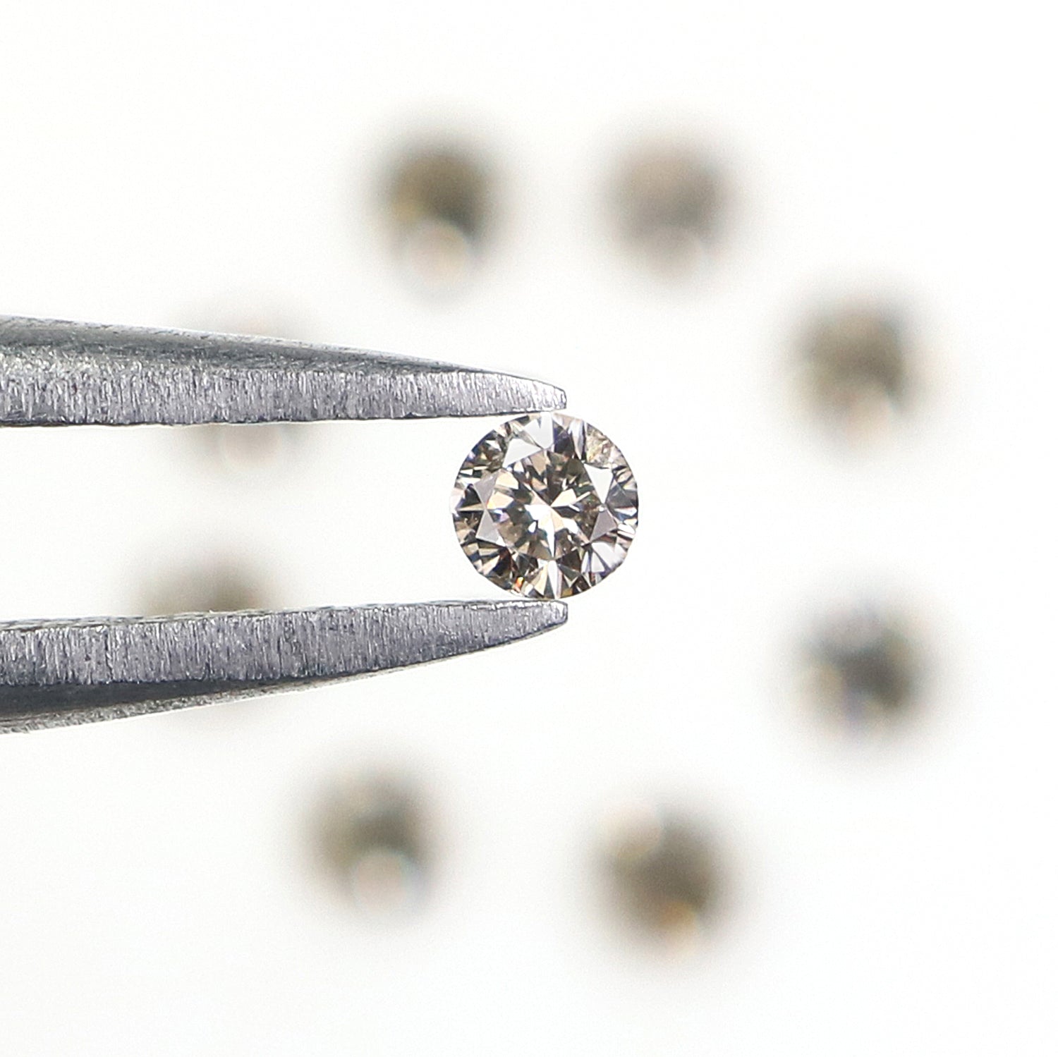 0.46 Ct Natural Loose Round Shape Diamond Brown Color Round Cut Diamond 2.30 MM Natural Loose Brown Color Round Brilliant Cut Diamond LQ6559