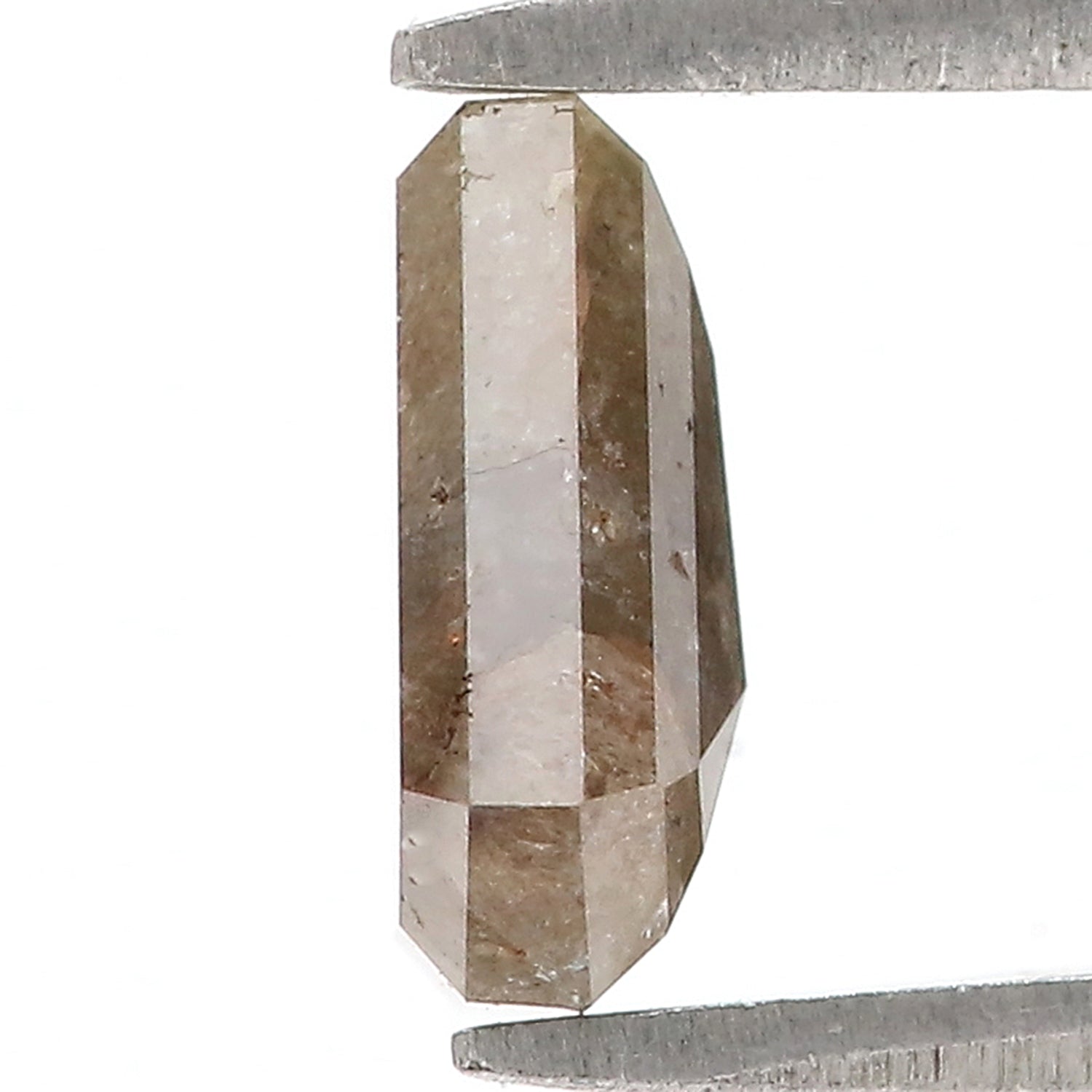 1.78 CT Natural Loose Coffin Shape Diamond Grey Color Coffin Diamond 8.35 MM Natural Loose Brown Color Coffin Rose Cut Diamond LQ3314