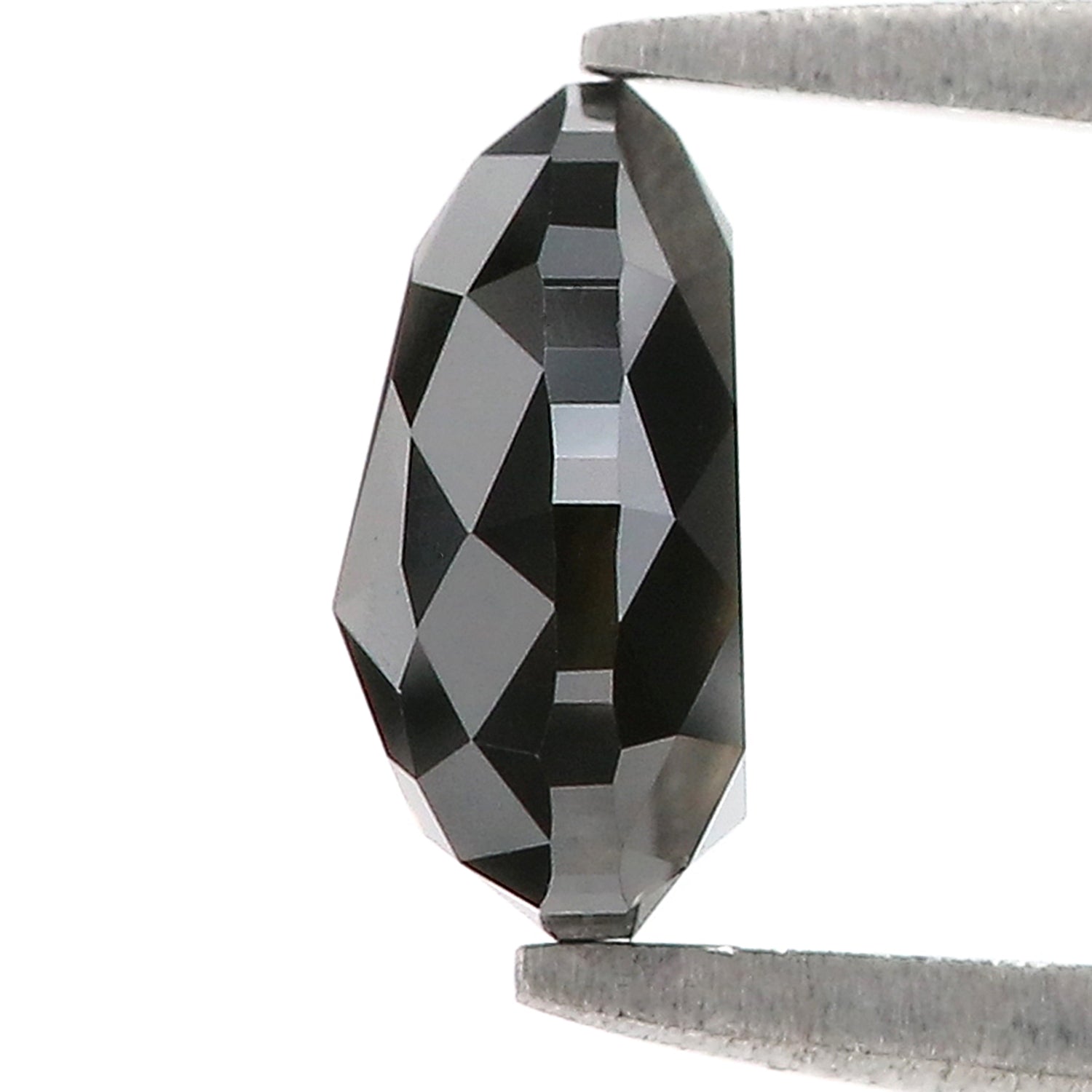 1.34 Ct IGI CERTIFIED Natural Loose Pear Diamond Natural Fancy Black Color Diamond 7.75 MM Natural Loose Diamond Pear Shape Diamond QL9380