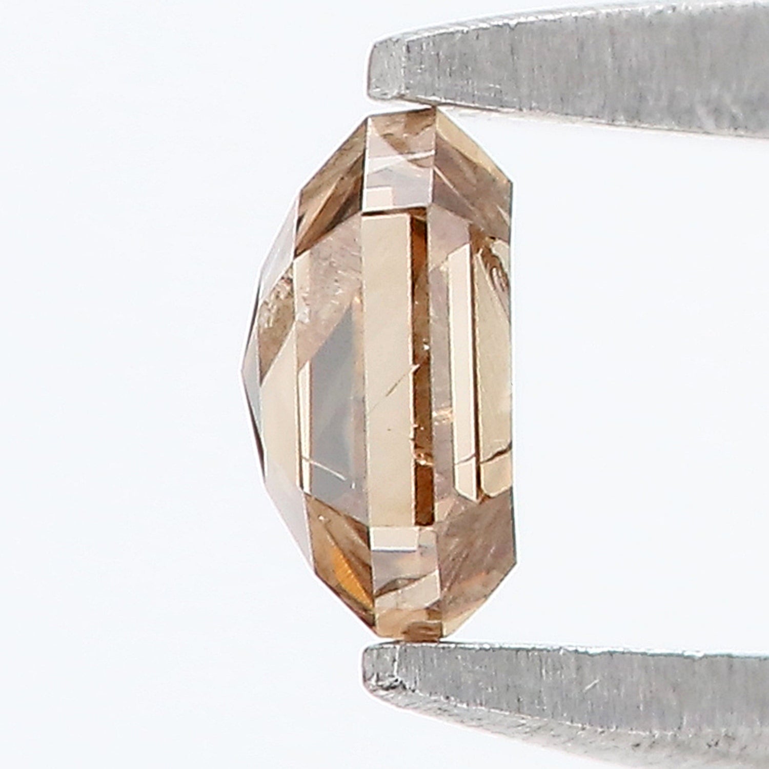 0.29 CT Natural Loose Hexagon Shape Diamond Brown Color Hexagon Cut Diamond 4.20 MM Natural Loose Brown Color Hexagon Rose Cut Diamond LQ850