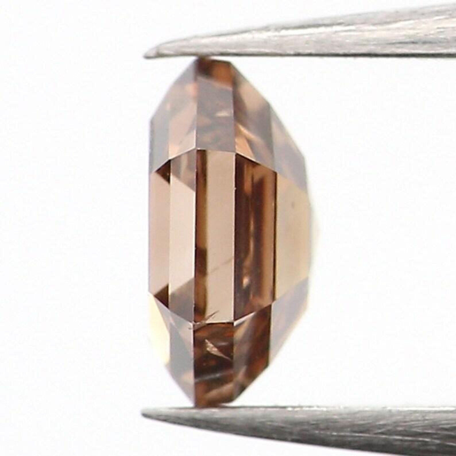 0.35 Ct Natural Loose Hexagon Shape Diamond Brown Color Hexagon Cut Diamond 4.65 MM Natural Loose Diamond Hexagon Rose Cut Diamond NQ1335