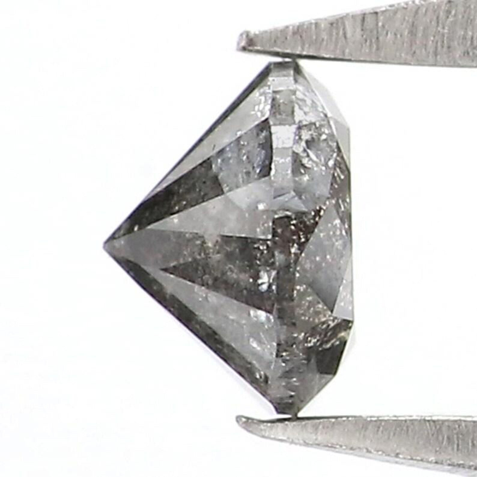 0.27 CT Natural Loose Round Shape Diamond Salt And Pepper Round Diamond 4.00 MM Natural Black Grey Color Round Brilliant Cut Diamond NQ9511
