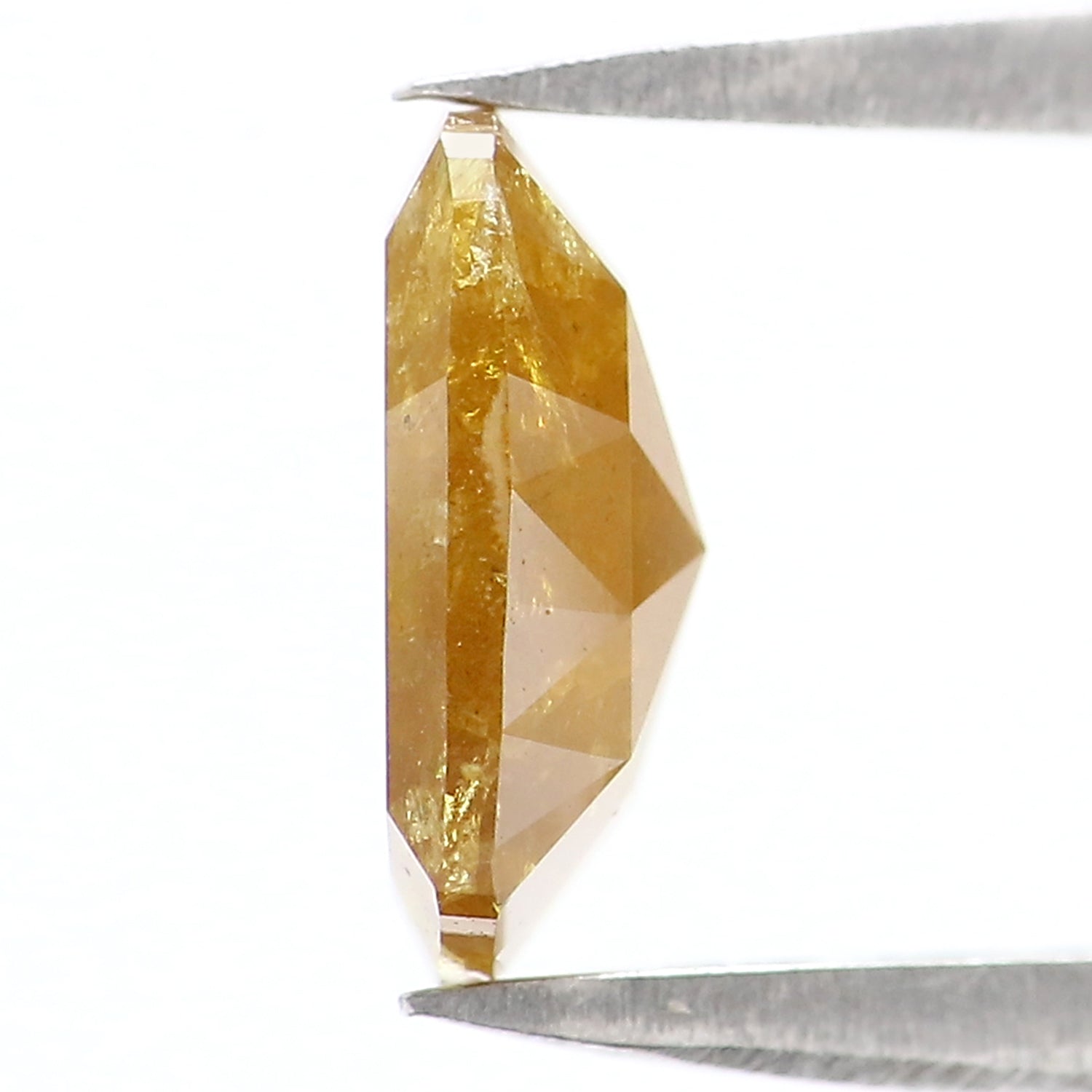 1.80 CT Natural Loose Cushion Shape Diamond Yellow Color Cushion Cut Diamond 8.50 MM Natural Yellow Diamond Cushion Rose Cut Diamond LQ4462