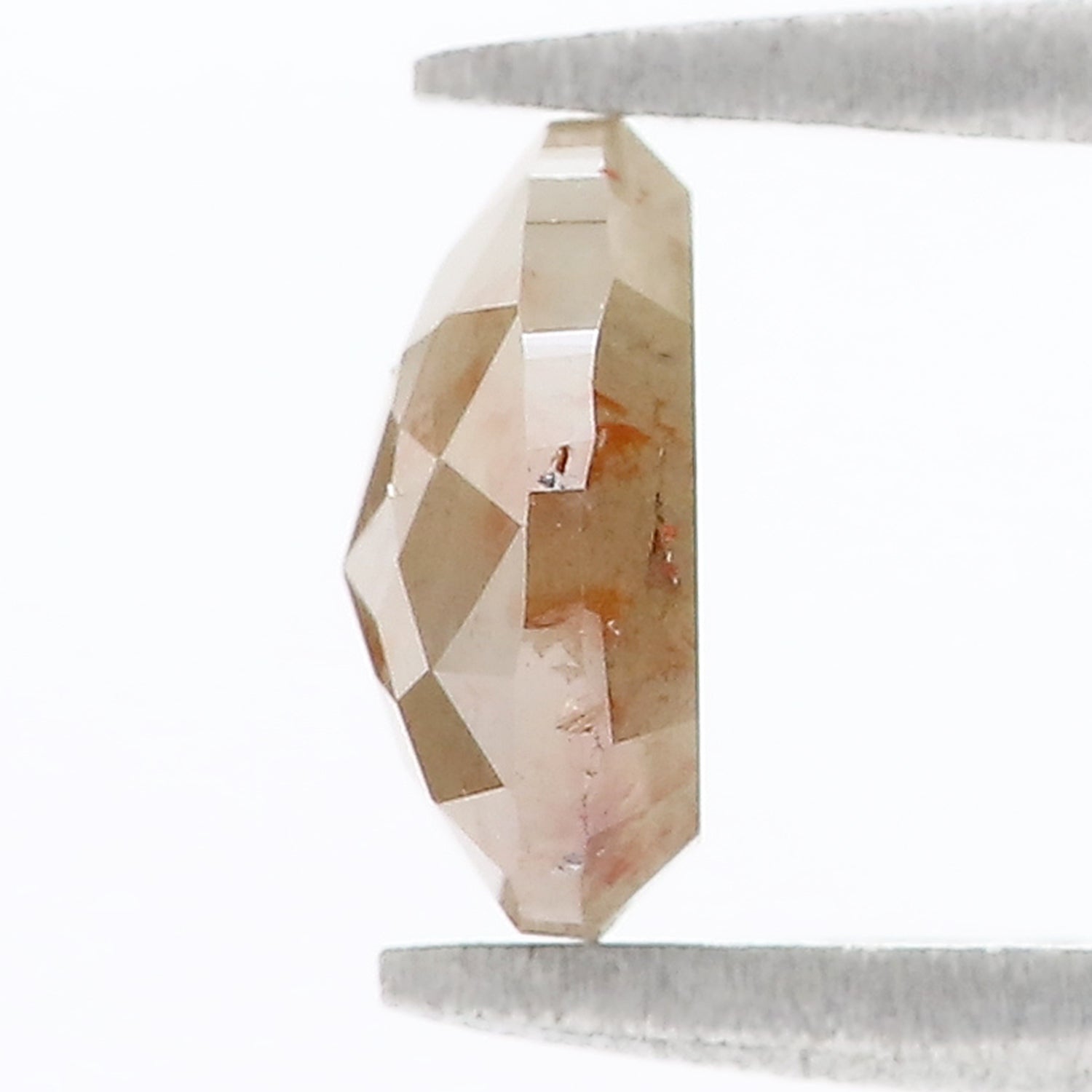 1.28 CT Natural Loose Pear Shape Diamond Brown Color Pear Cut Diamond 7.50 MM Natural Loose Grey Color Diamond Pear Rose Cut Diamond LQ6718