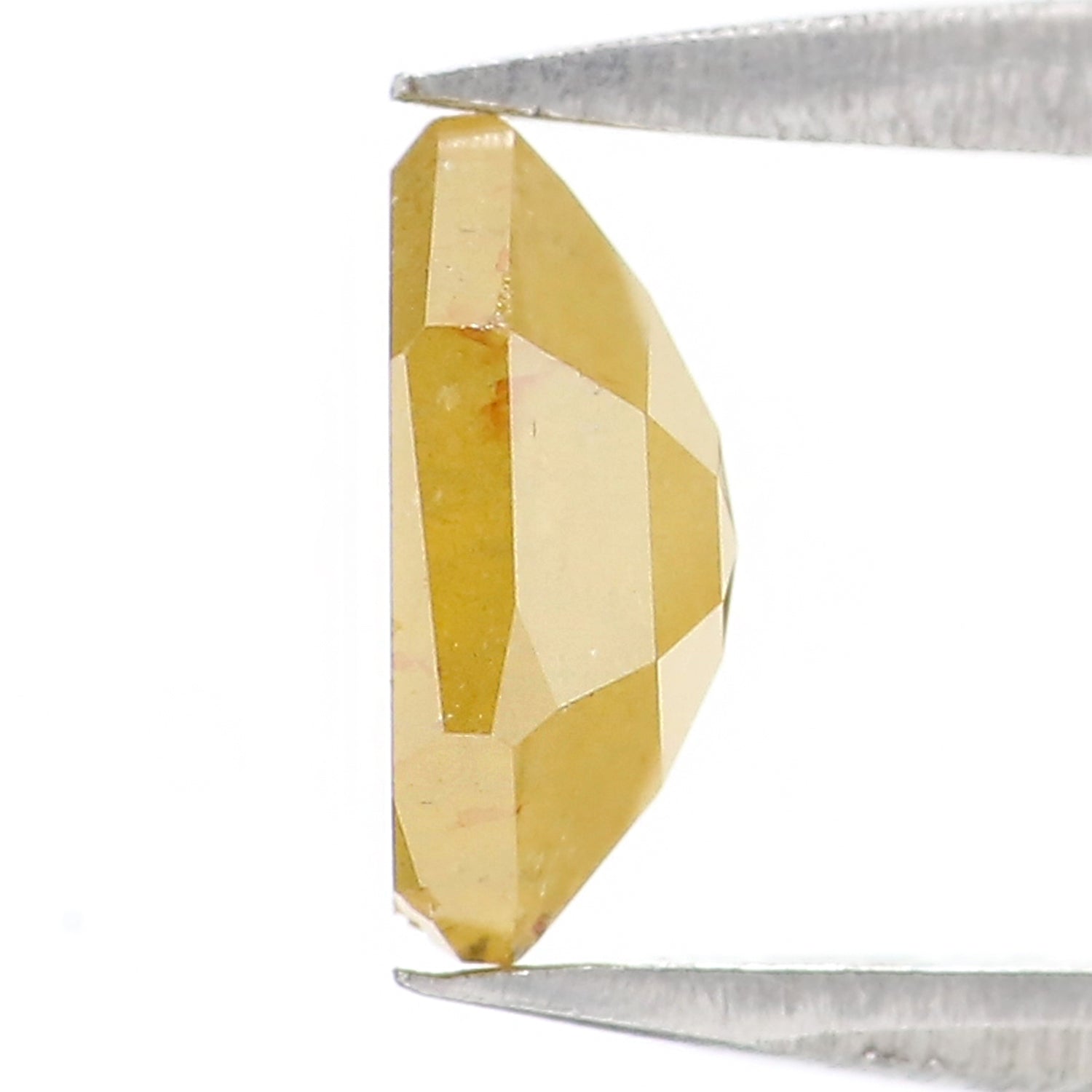 0.89 CT Natural Loose Hexagon Shape Diamond Yellow Color Hexagon Cut Diamond 5.80 MM Natural Yellow Color Hexagon Rose Cut Diamond KQ1279
