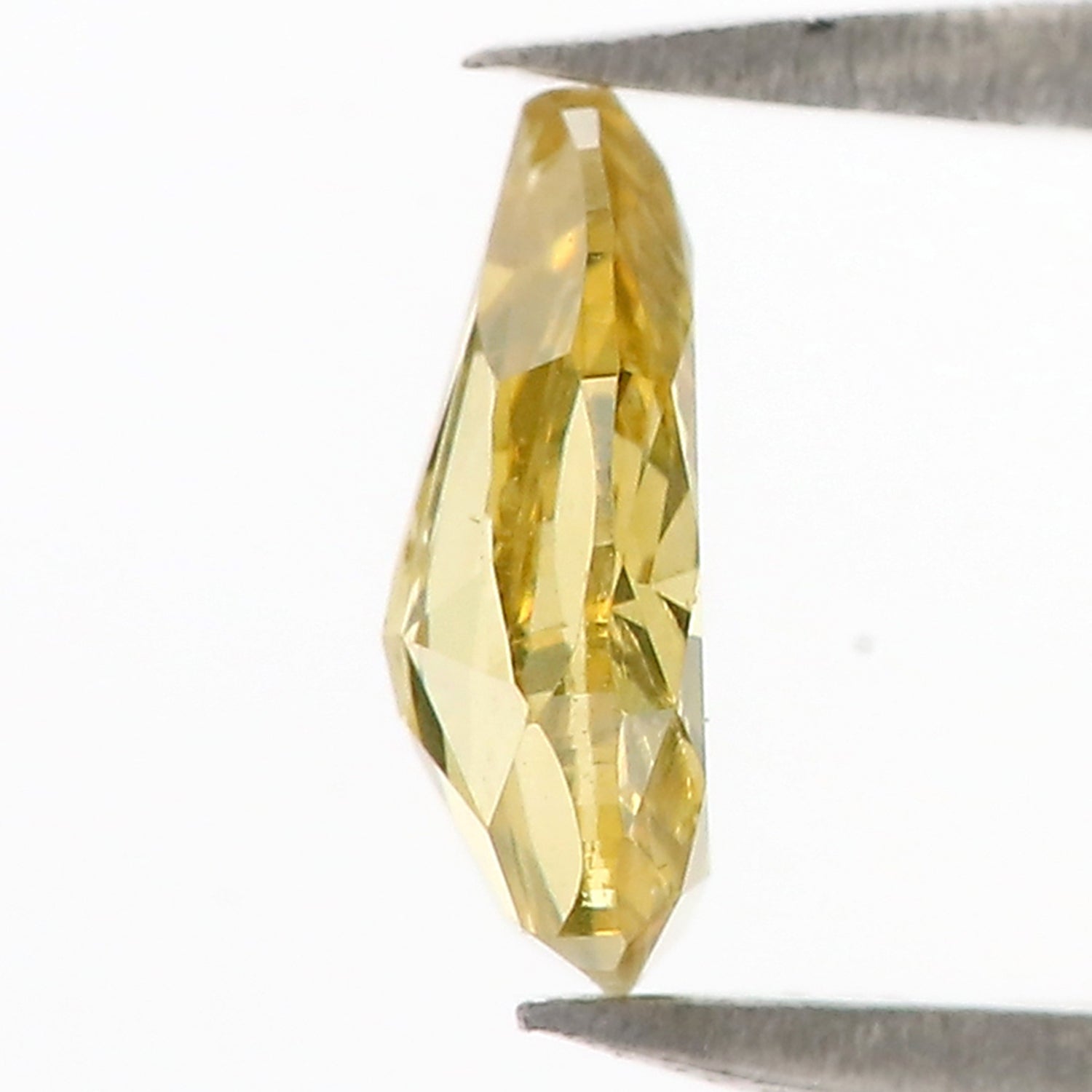 0.59 CT Natural Loose Pear Shape Diamond Yellow Green Color Pear Cut Diamond 6.70 MM Natural Loose Diamond Pear Brilliant Cut Diamond QL6470