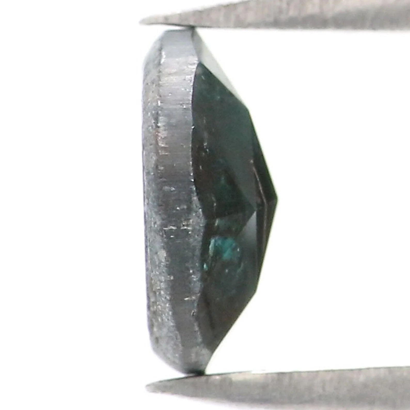 0.84 Ct Natural Loose Round Shape Diamond Dark Blue Green Color Round Cut Diamond 6.30 MM Diamond Natural Round Rose Cut Diamond NQ7499