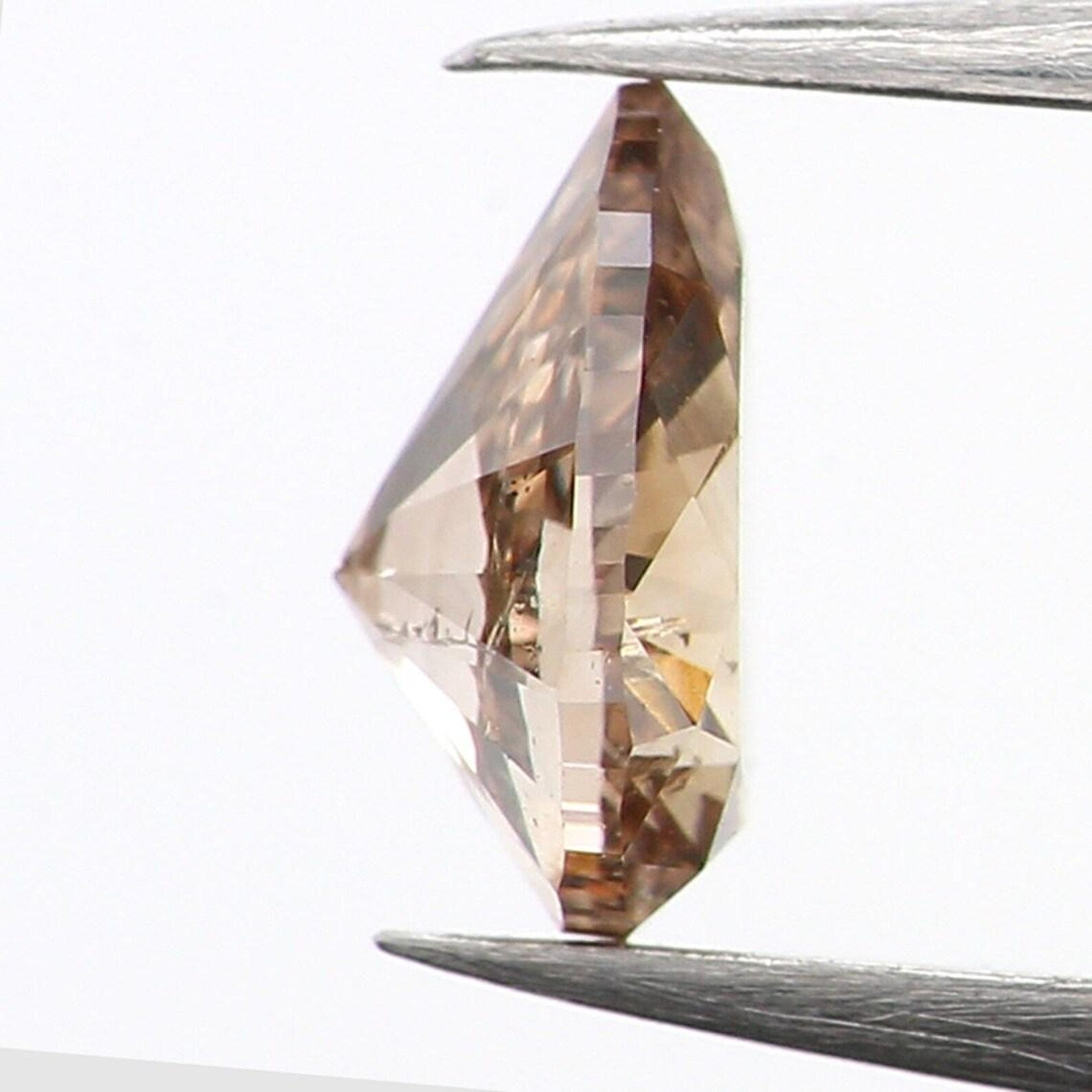 0.36 CT Natural Loose Pear Shape Diamond Brown Color Pear Cut Diamond 5.35 MM Natural Loose Brown Color Pear Brilliant Cut Diamond NQ1298