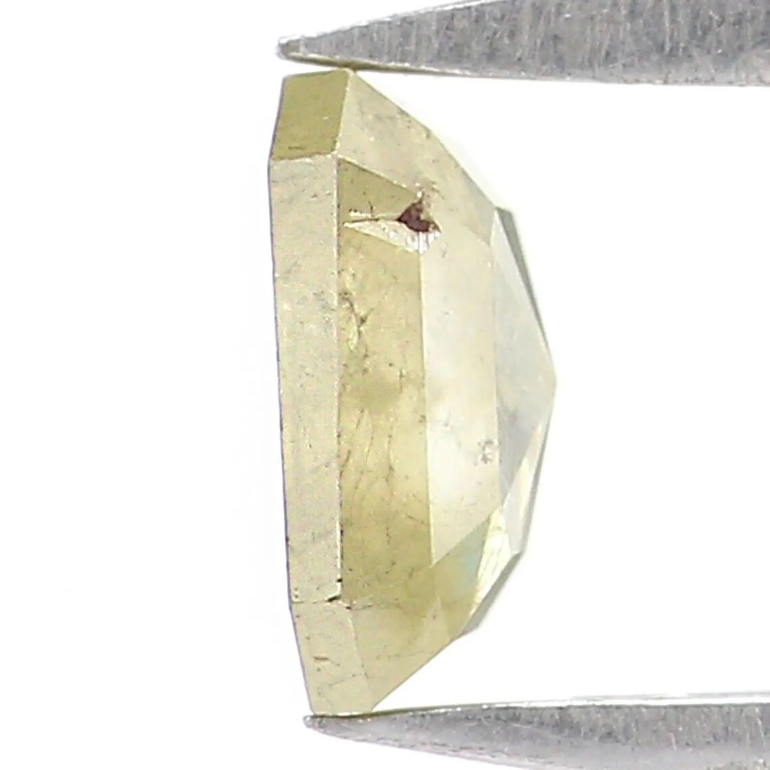 0.53 CT Natural Loose Emerald Shape Diamond Yellow Color Emerald Diamond 5.50 MM Natural Loose Yellow Color Emerald Rose Cut Diamond NQ9651