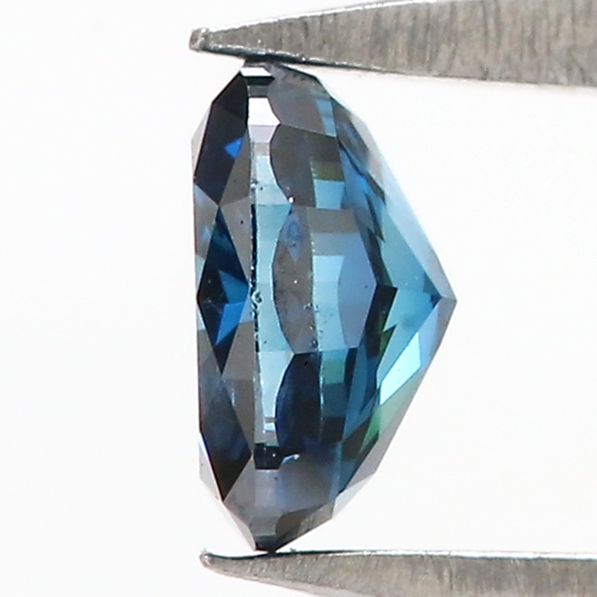 0.47 CT Natural Loose Oval Shape Diamond Blue Color Oval Shape Diamond 5.30 MM Natural Blue Color Diamond Oval Brilliant Cut Diamond QK2111