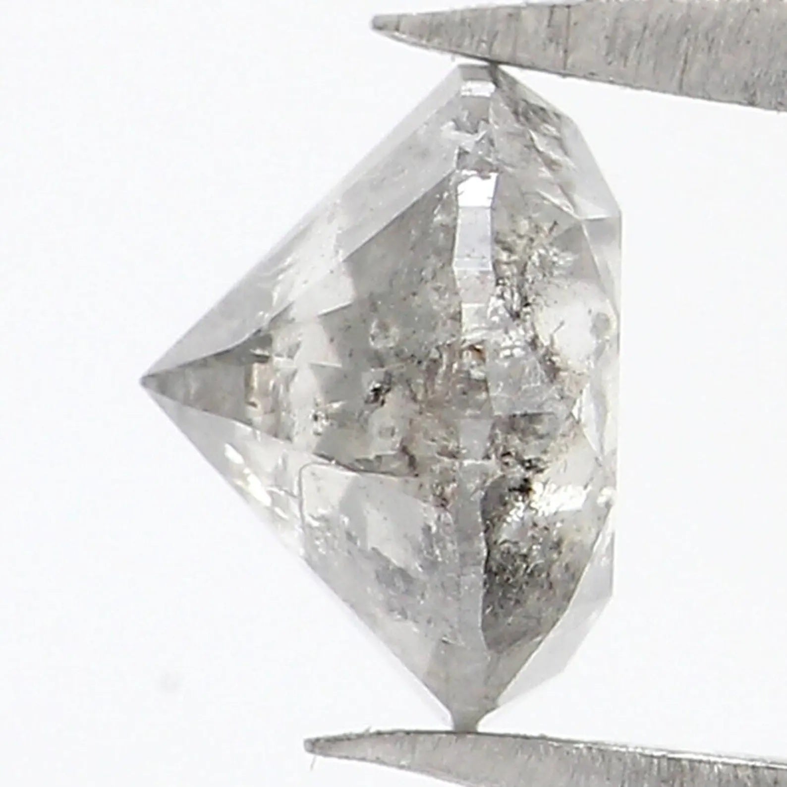 0.87 CT Natural Loose Round Shape Diamond Grey Color Round Cut Diamond 5.60 MM Natural Loose Grey Color Round Brilliant Cut Diamond NQ8944