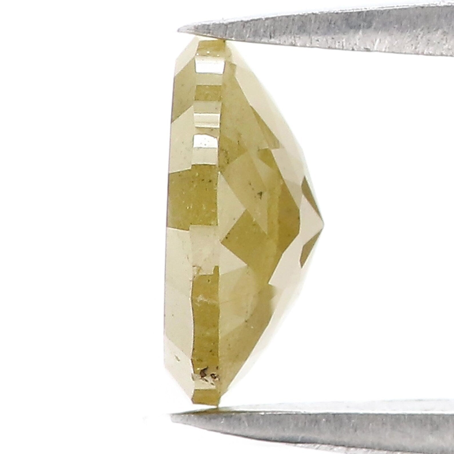 1.88 CT Natural Loose Round Rose Cut Diamond Yellow Color Round Shape Diamond 8.25 MM Natural Yellow Color Round Rose Cut Diamond NQ9018