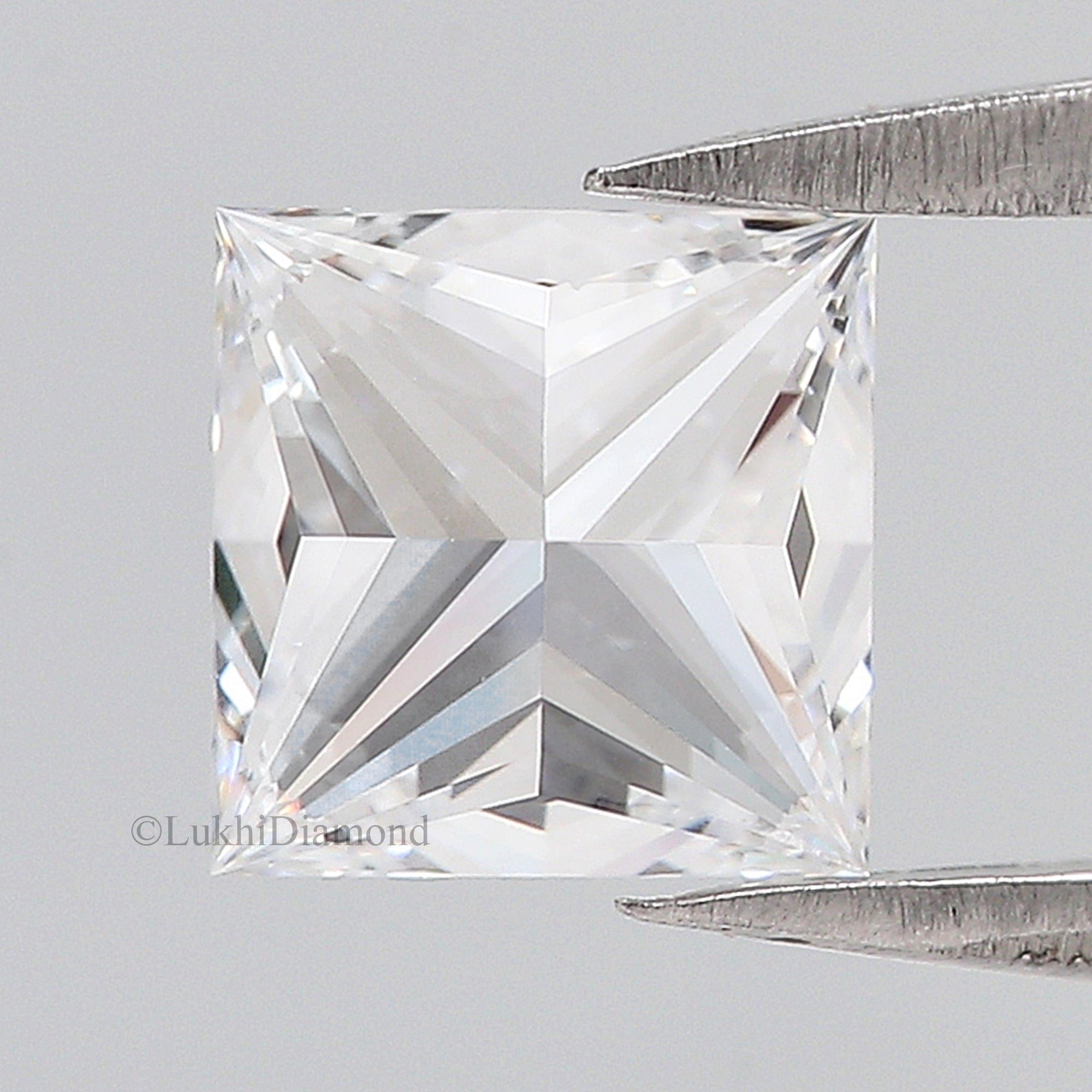 IGI Certified 1 Ct, 1.5 Ct, 2 Ct, 2.5 Ct, 3 Ct Princess Brilliant Cut E/F Color VS Clarity Lab Grown Diamond Lab Created Loose Diamond Q159